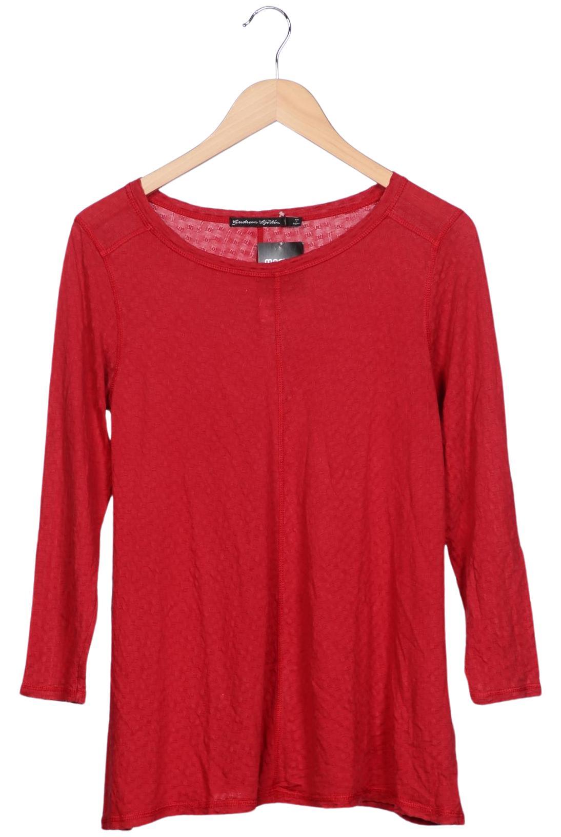 

Gudrun Sjödén Damen Langarmshirt, rot, Gr. 36