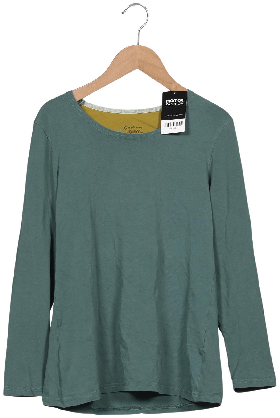 

Gudrun Sjödén Damen Langarmshirt, türkis, Gr. 38