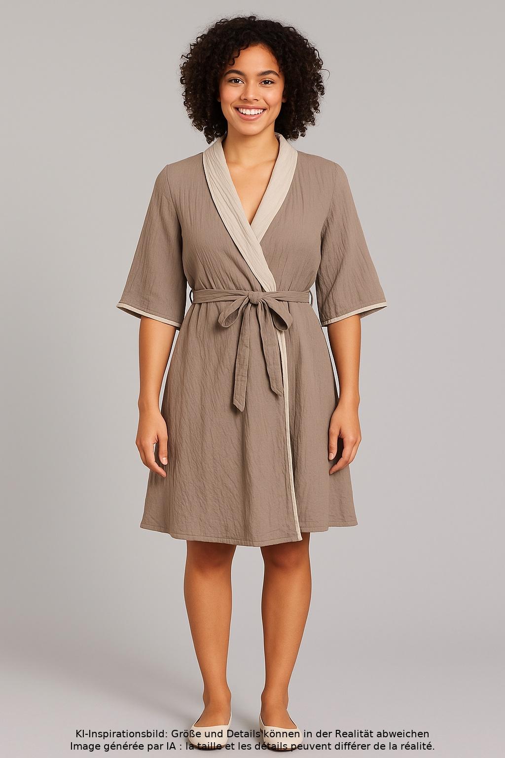 

Gudrun Sjödén Damen Kleid, beige, Gr. 36