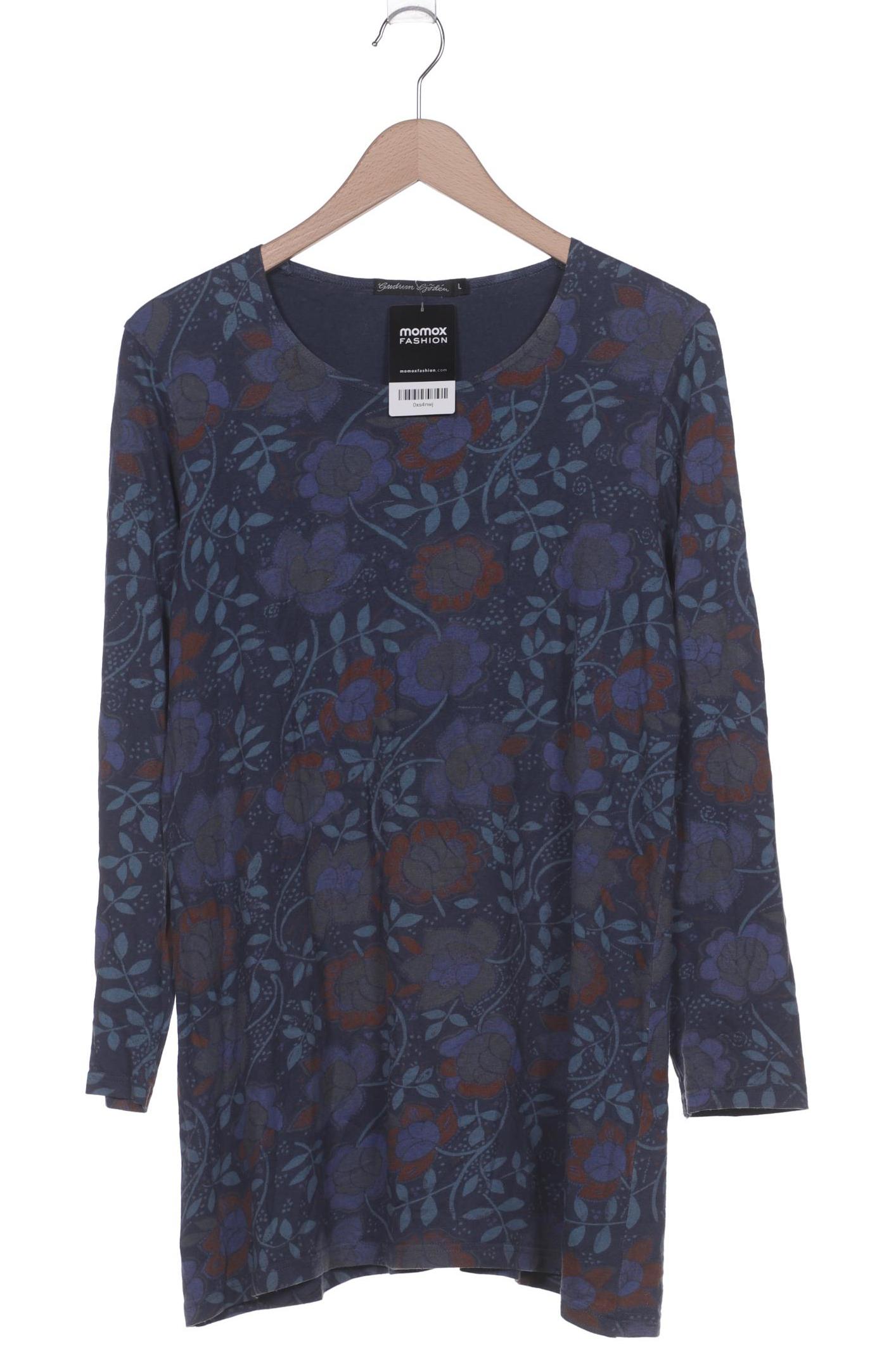

Gudrun Sjödén Damen Langarmshirt, marineblau, Gr. 42