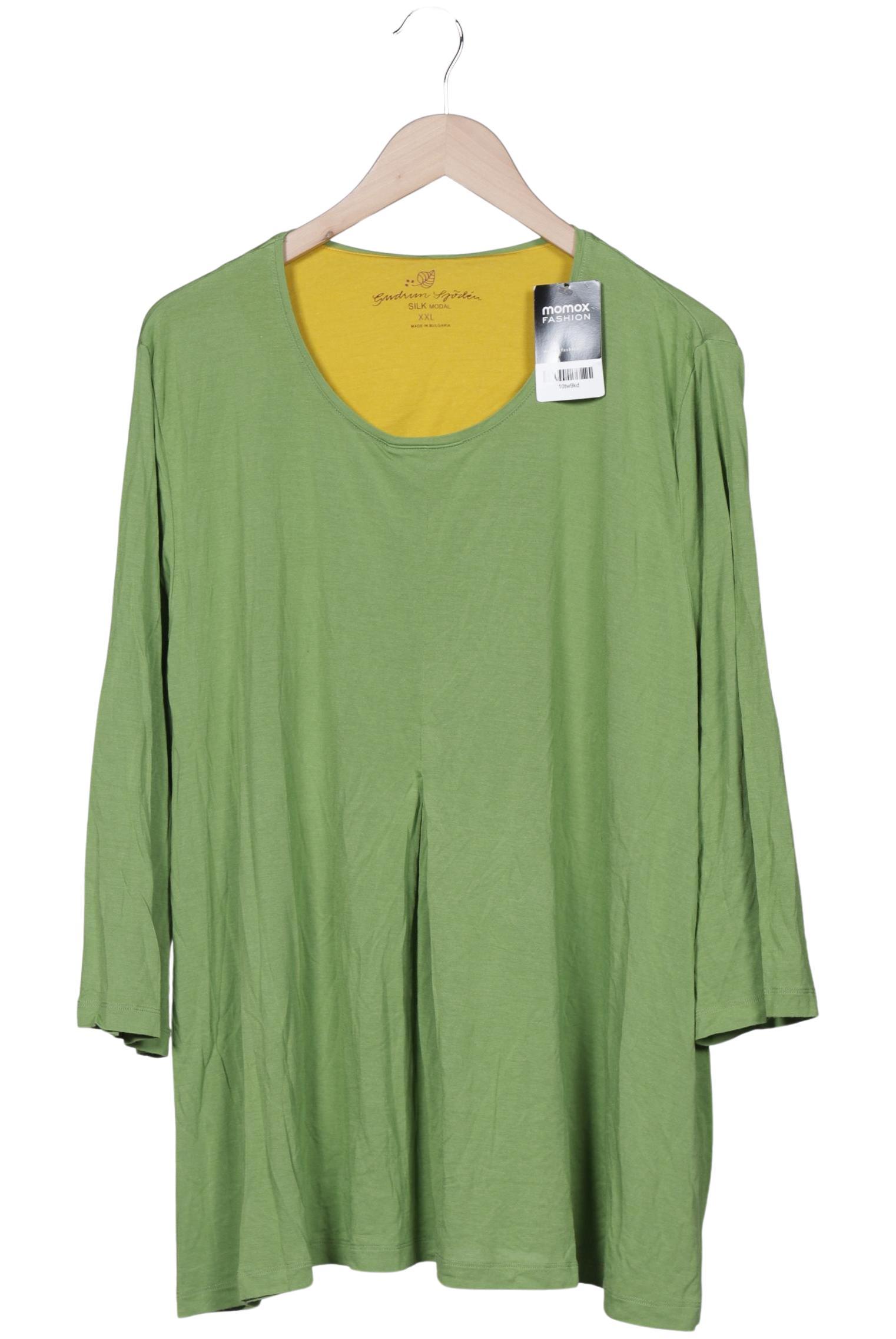 

Gudrun Sjödén Damen Langarmshirt, grün, Gr. 46