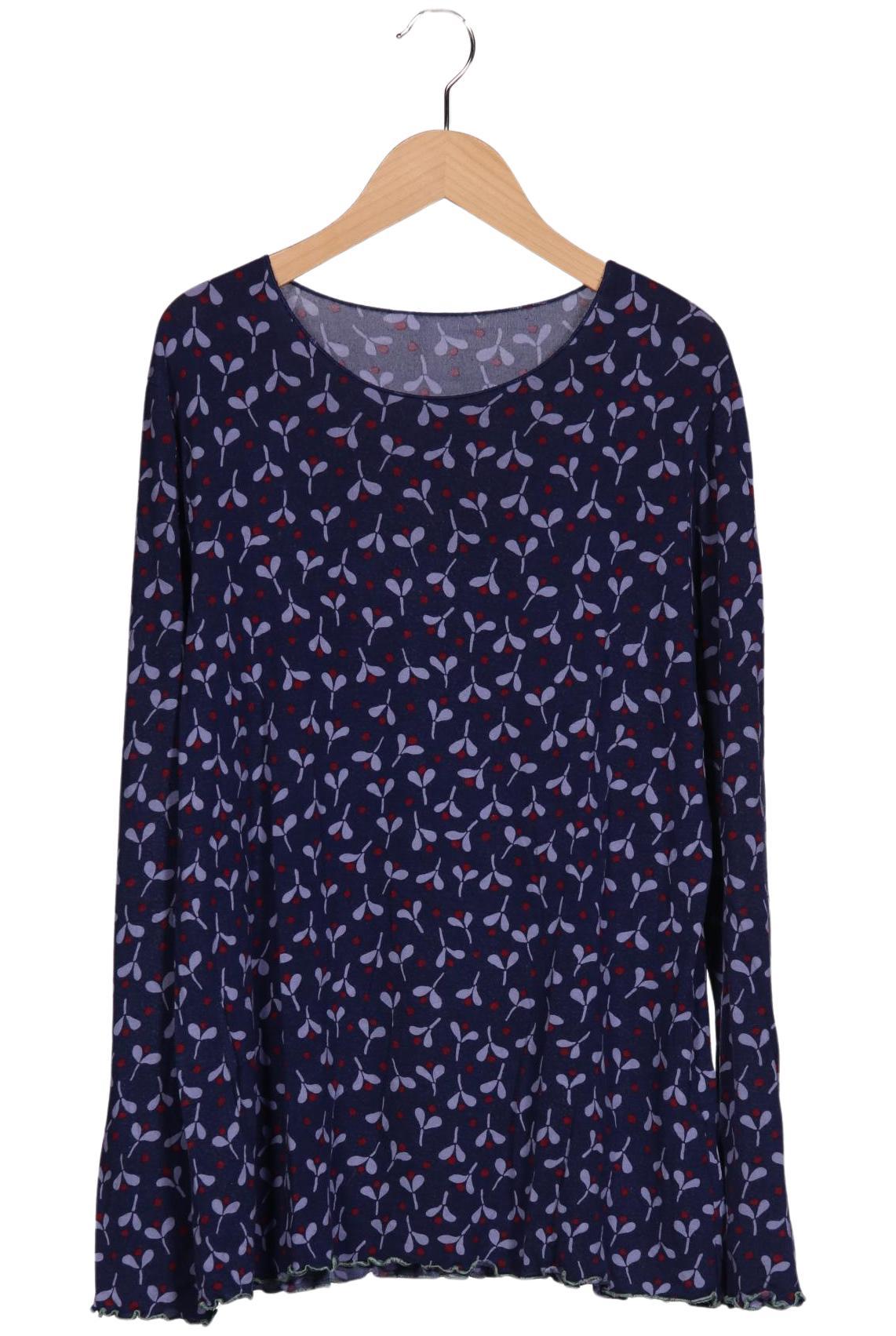 

Gudrun Sjödén Damen Langarmshirt, marineblau, Gr. 42