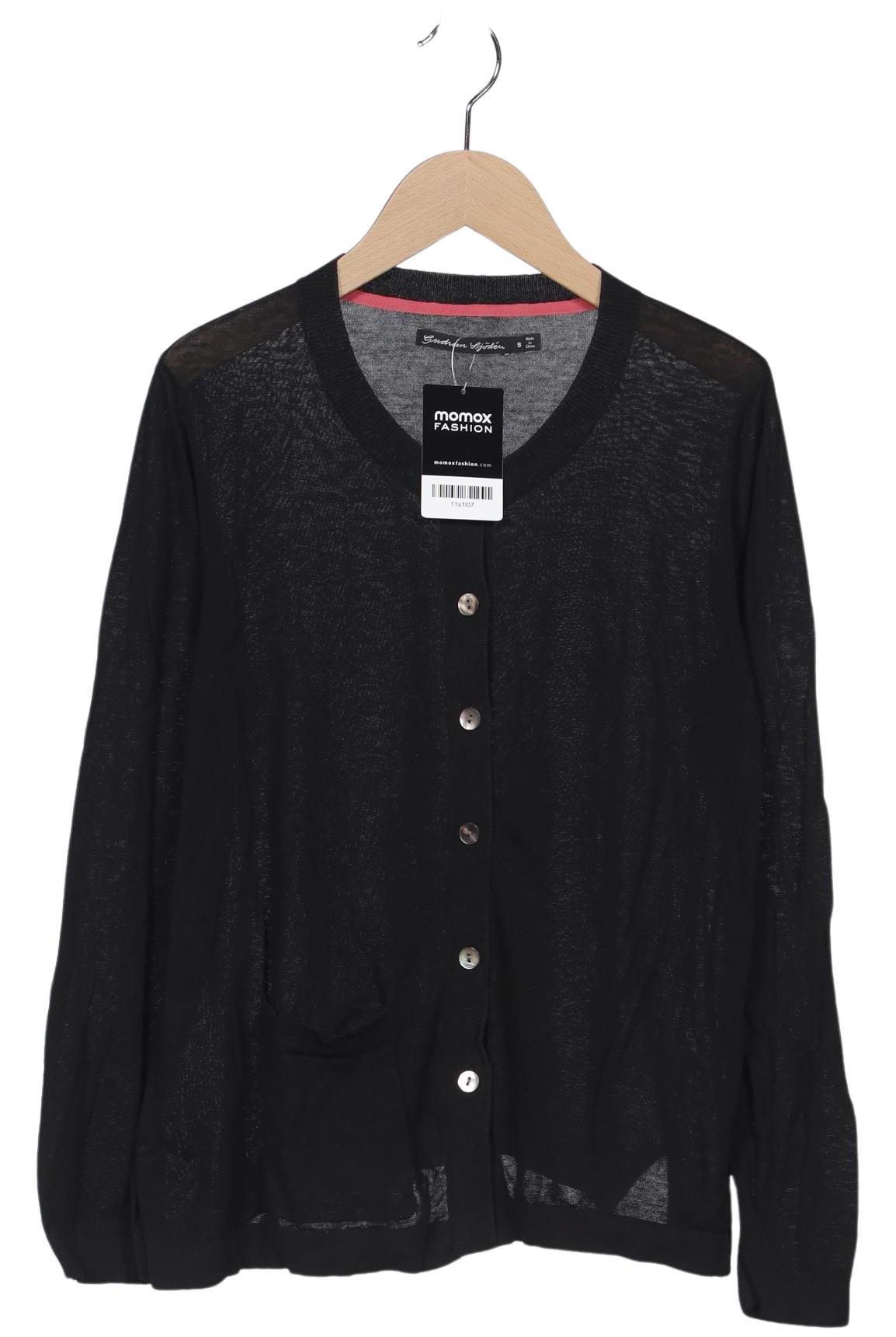 

Gudrun Sjödén Damen Strickjacke, schwarz, Gr. 36