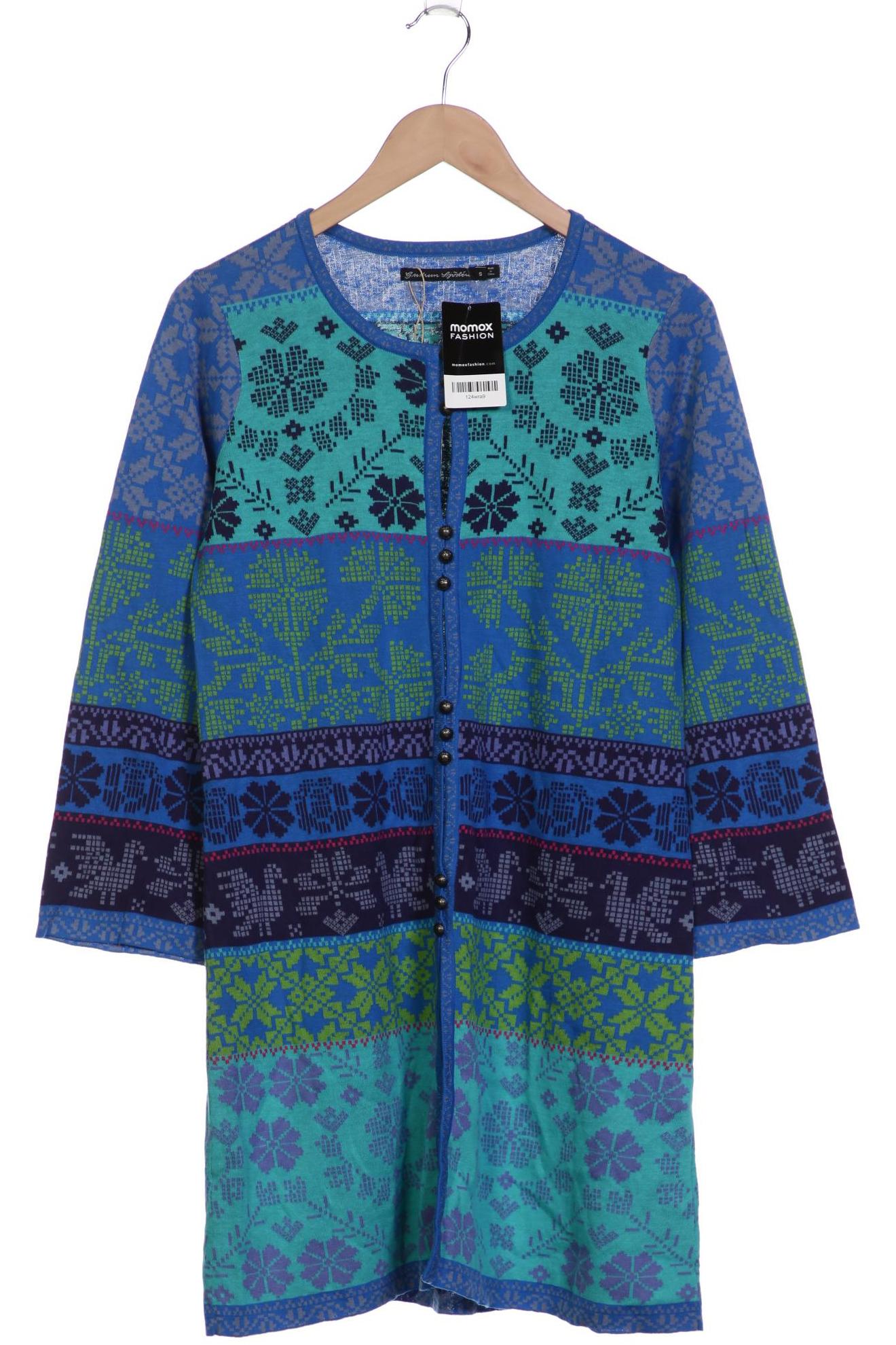 

Gudrun Sjödén Damen Strickjacke, blau, Gr. 36