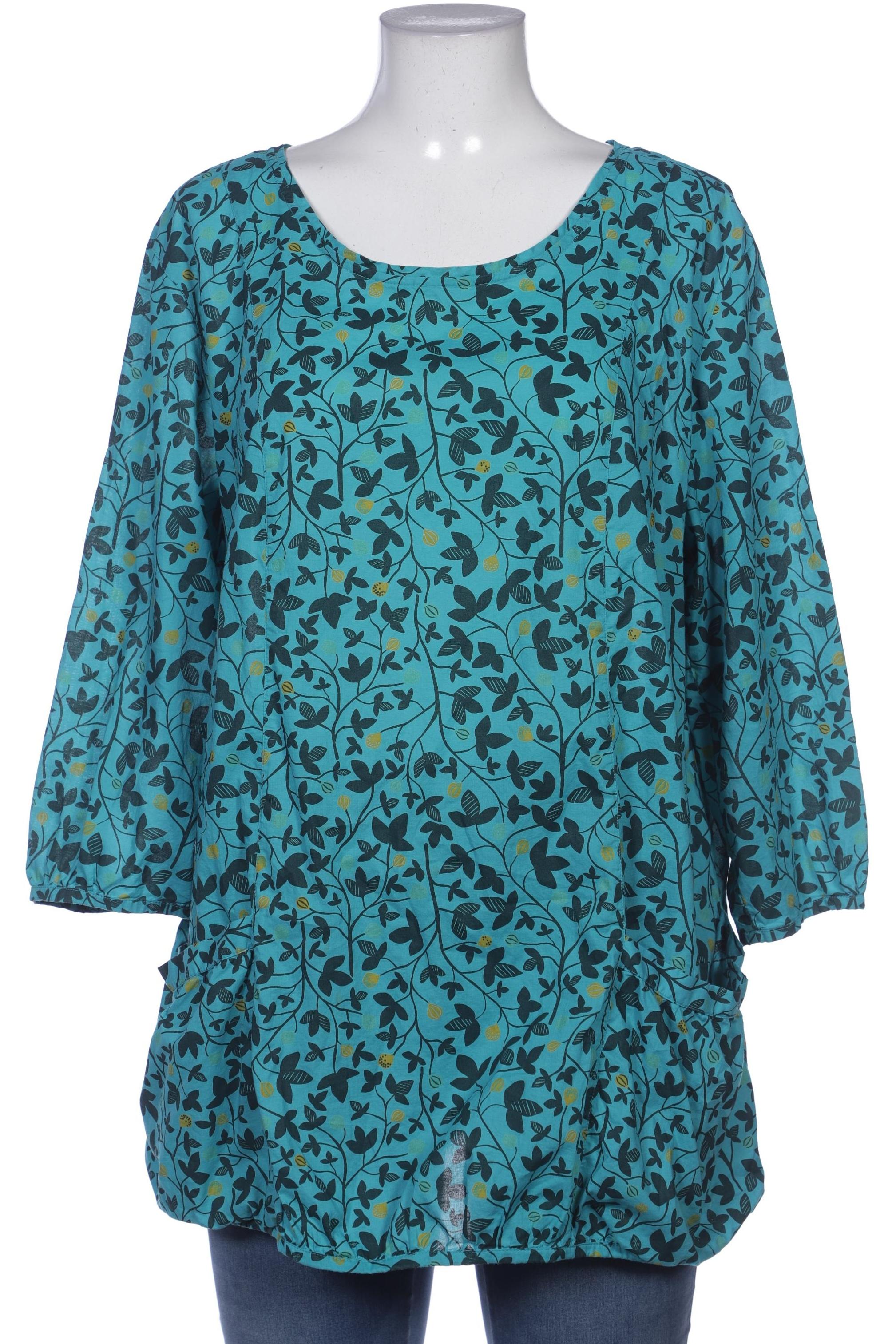 

Gudrun Sjödén Damen Bluse, türkis, Gr. 42