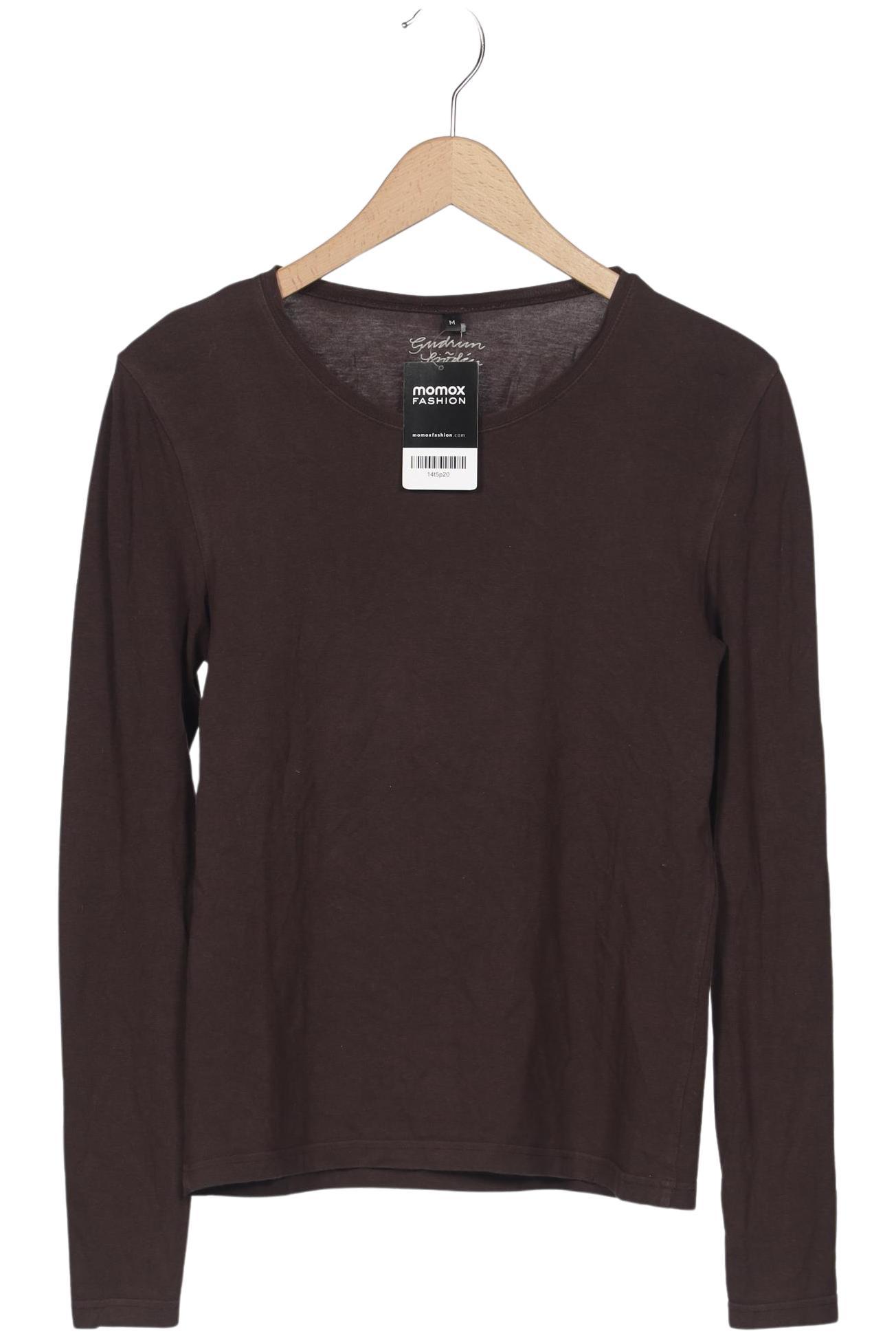

Gudrun Sjödén Damen Langarmshirt, braun, Gr. 38