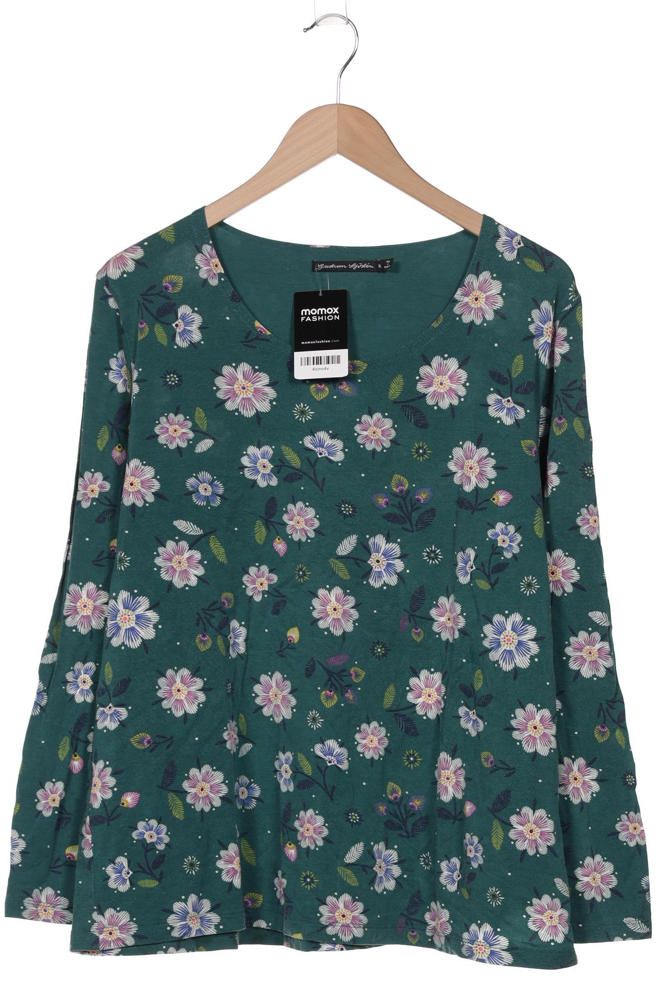 

Gudrun Sjödén Damen Langarmshirt, grün, Gr. 44