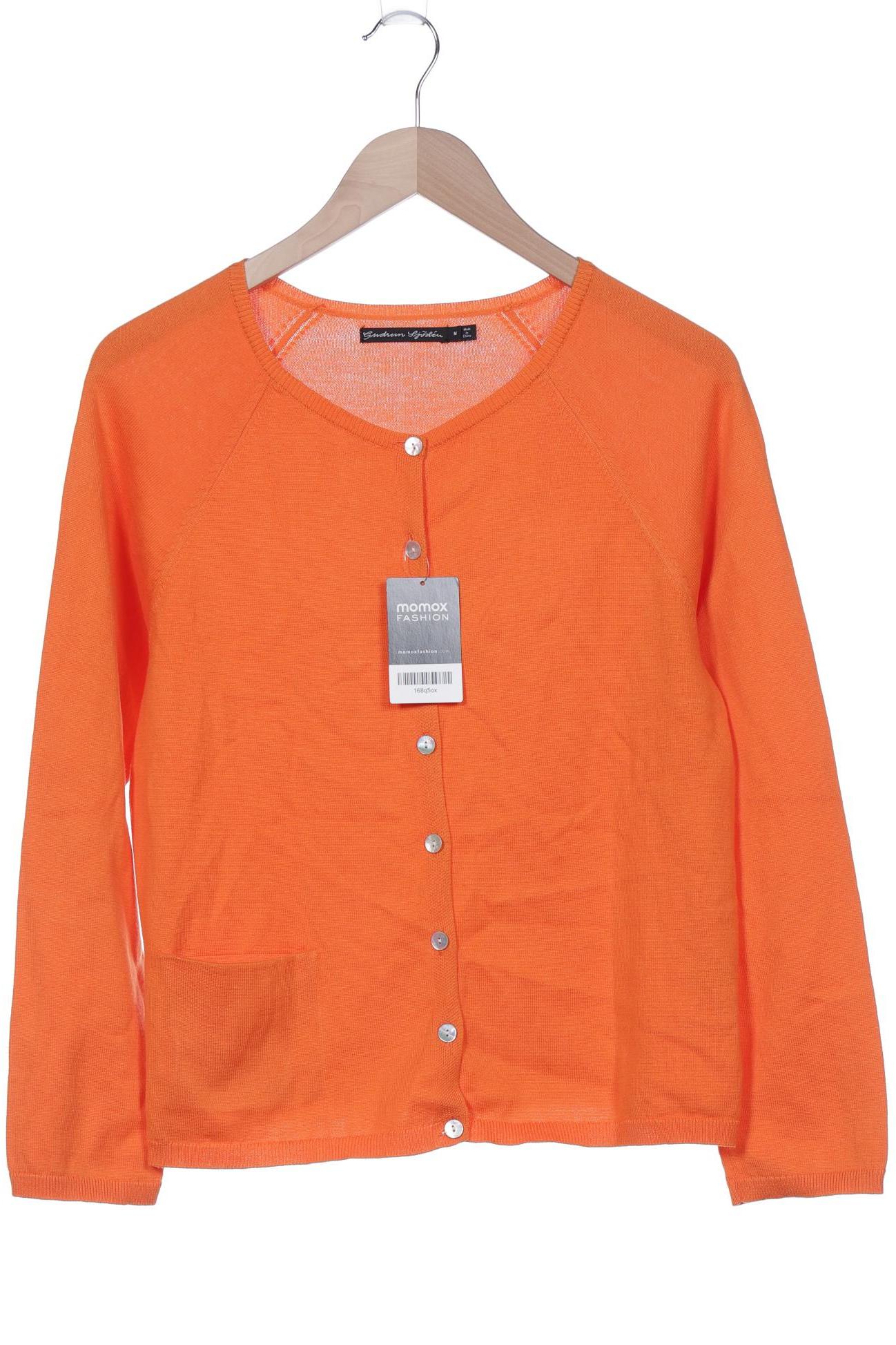 

Gudrun Sjödén Damen Strickjacke, orange, Gr. 38