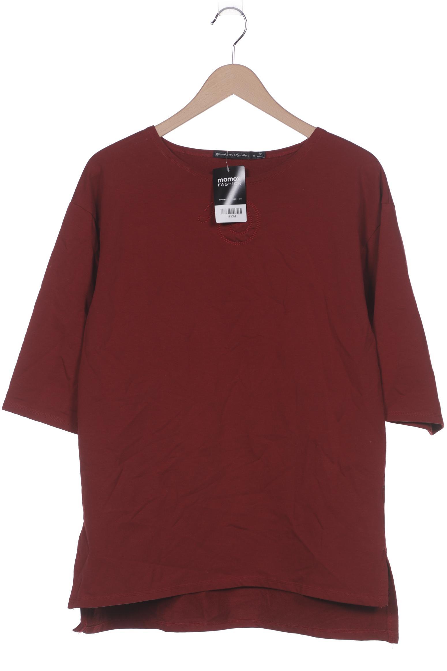 

Gudrun Sjödén Damen Langarmshirt, bordeaux, Gr. 36