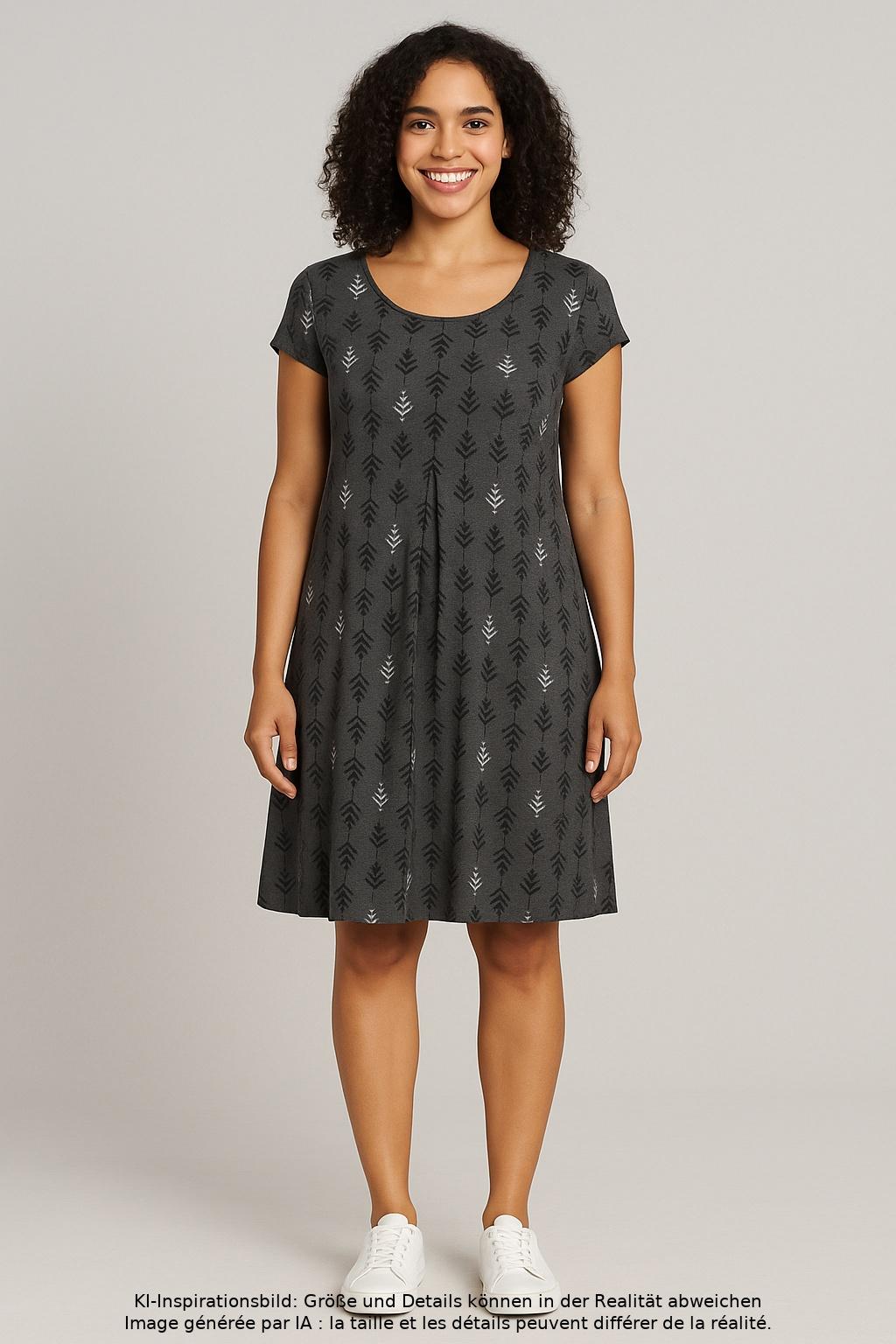 

Gudrun Sjödén Damen Kleid, grau, Gr. 38