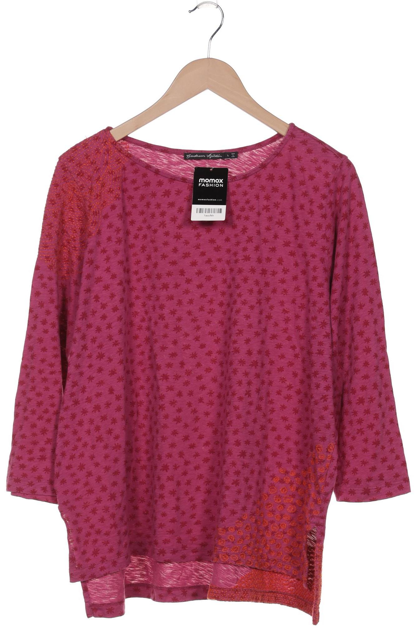 

Gudrun Sjödén Damen Langarmshirt, pink, Gr. 42