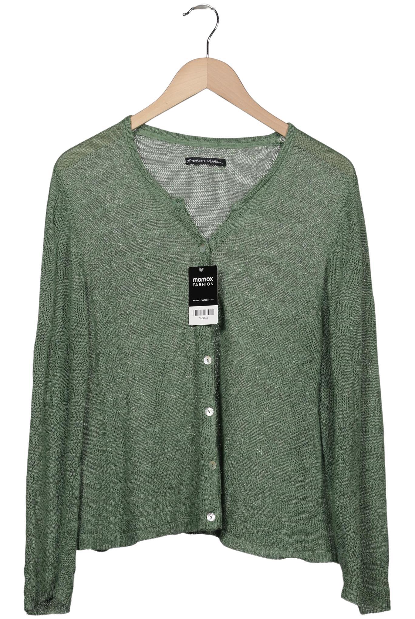 

Gudrun Sjödén Damen Strickjacke, grün, Gr. 42
