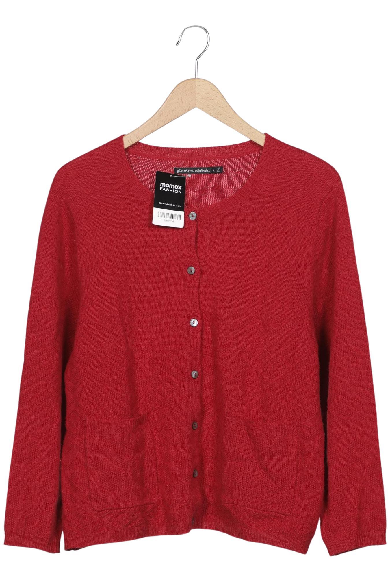 

Gudrun Sjödén Damen Strickjacke, rot, Gr. 42