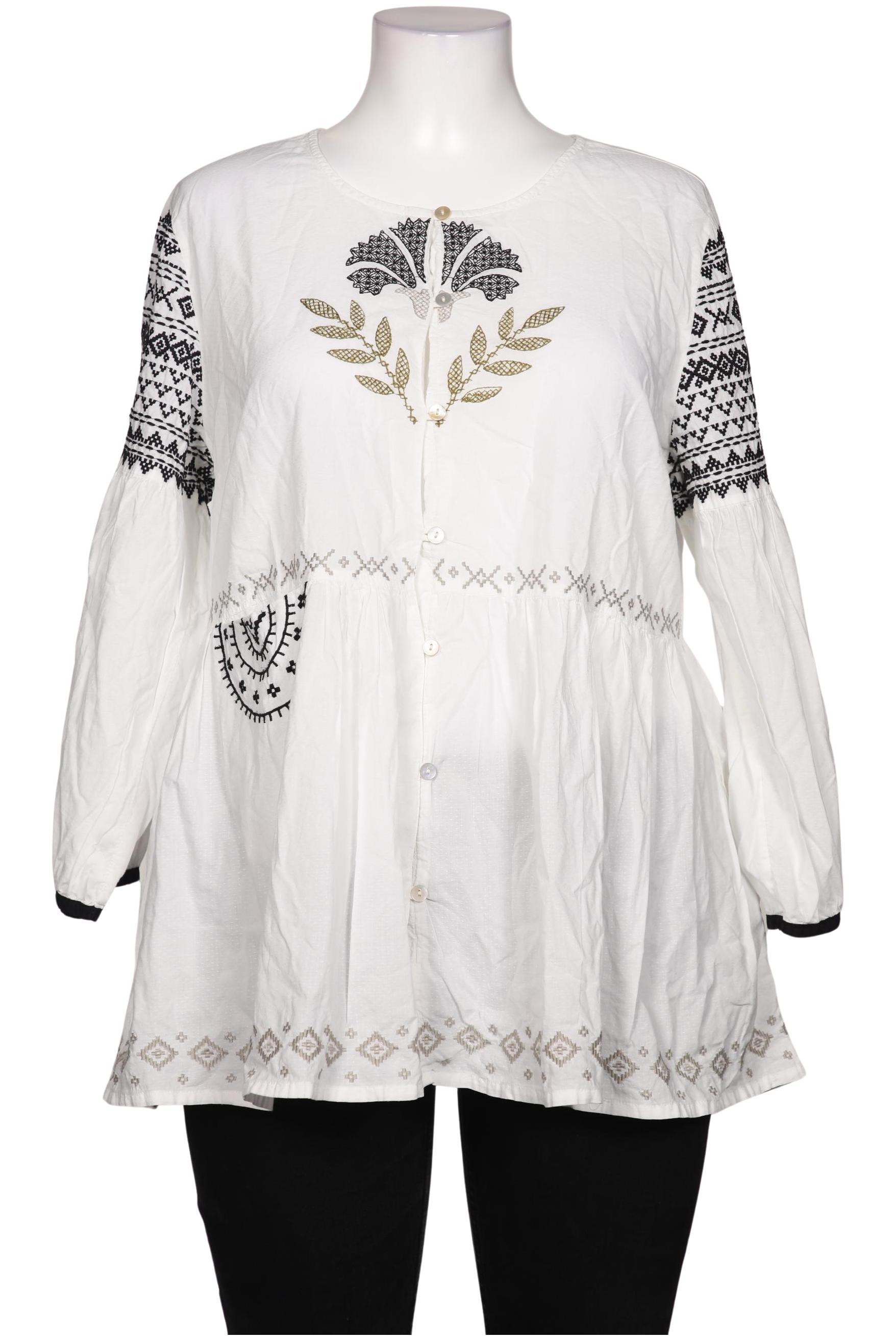 

Gudrun Sjödén Damen Bluse, weiß, Gr. 42