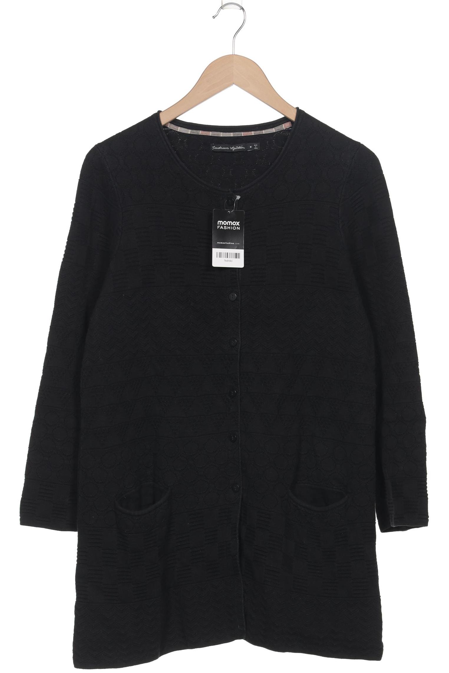 

Gudrun Sjödén Damen Strickjacke, schwarz, Gr. 38