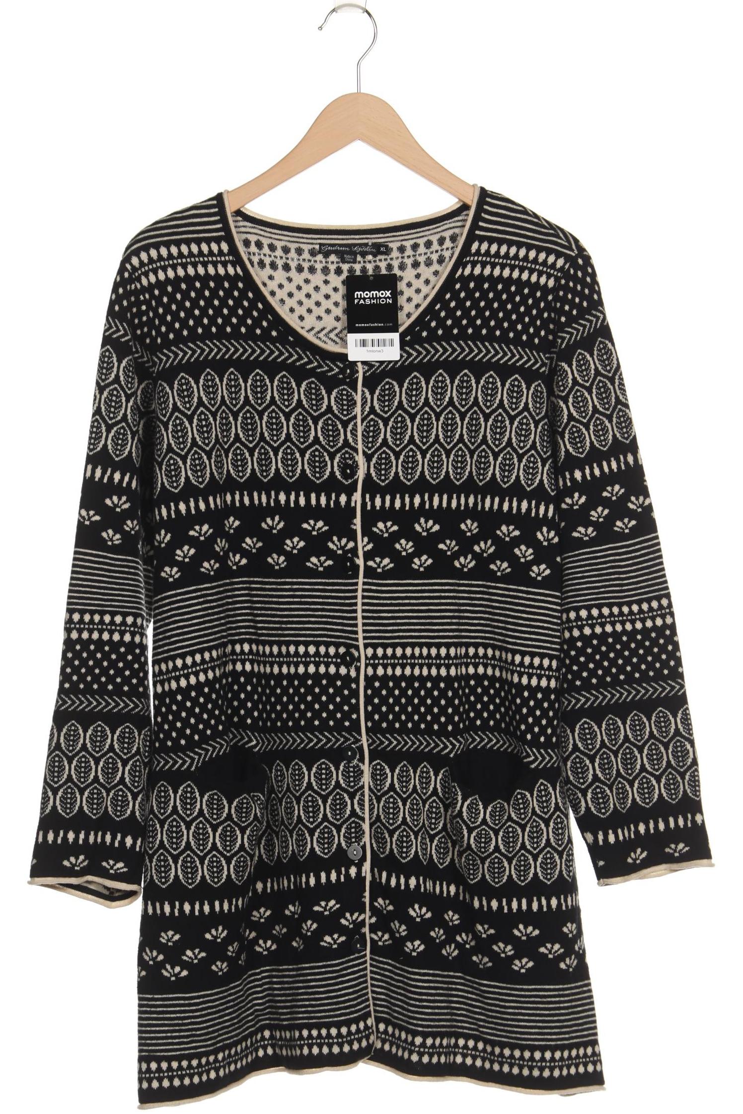 

Gudrun Sjödén Damen Strickjacke, schwarz, Gr. 44