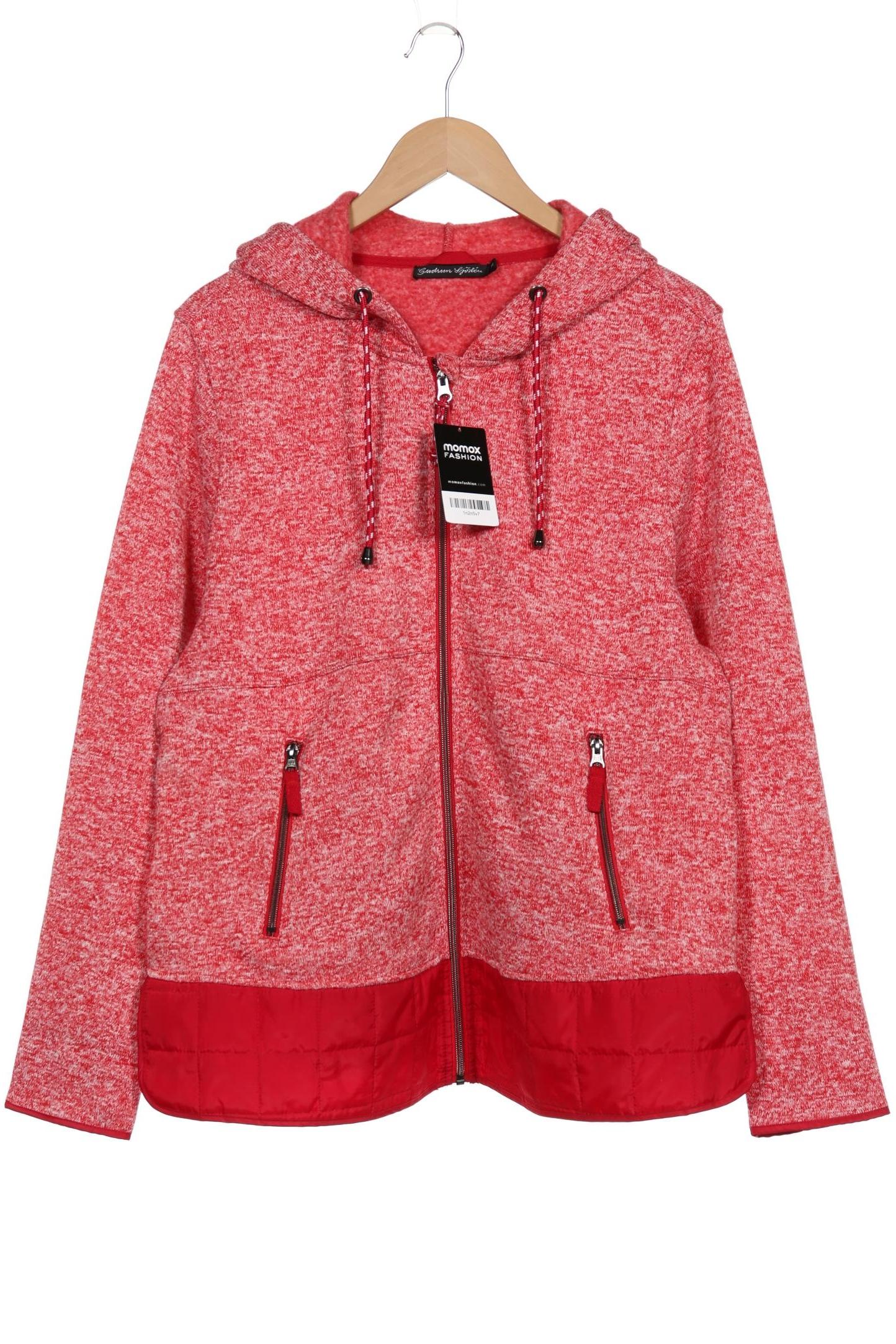 

Gudrun Sjödén Damen Kapuzenpullover, rot, Gr. 38