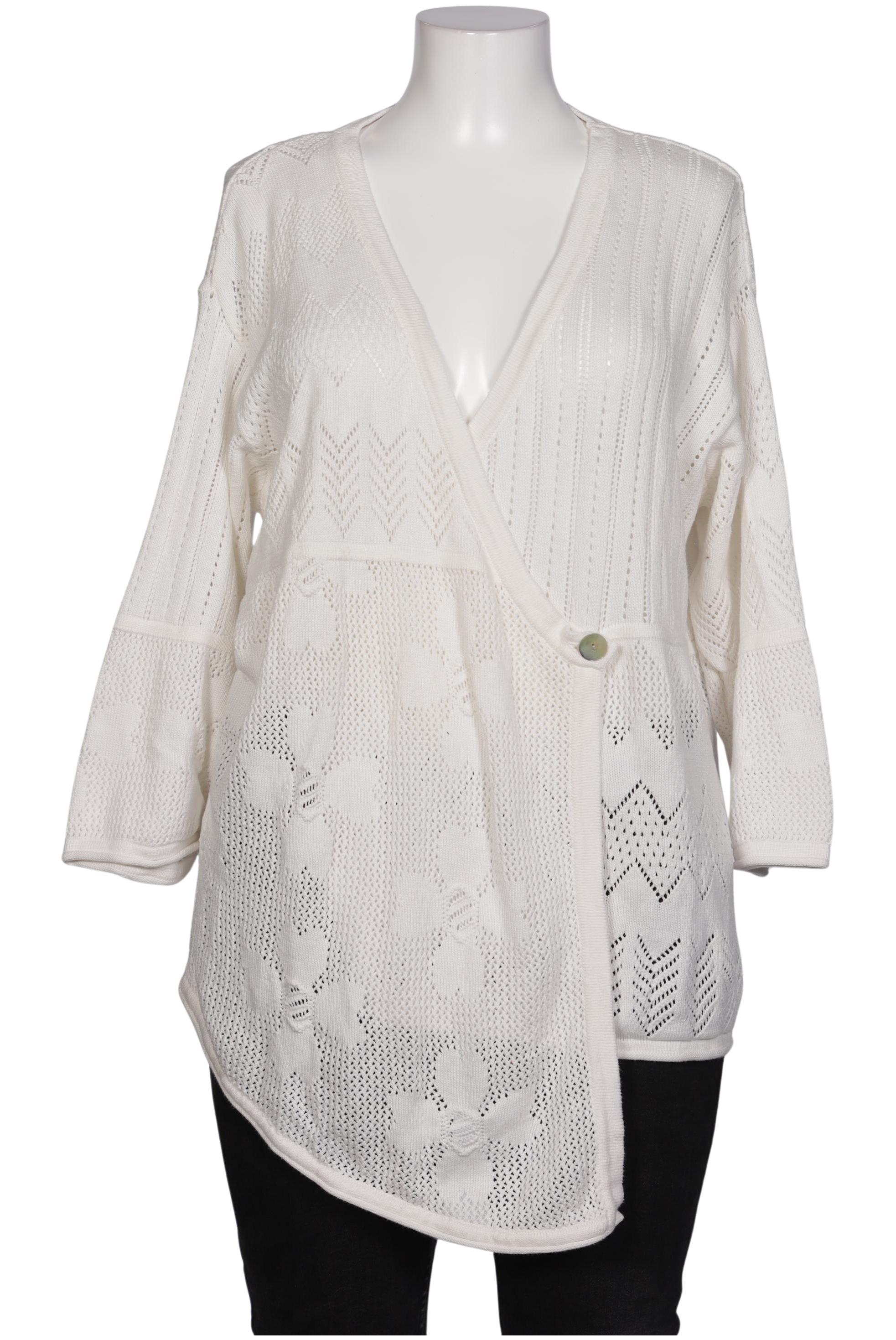 

Gudrun Sjödén Damen Strickjacke, weiß, Gr. 42