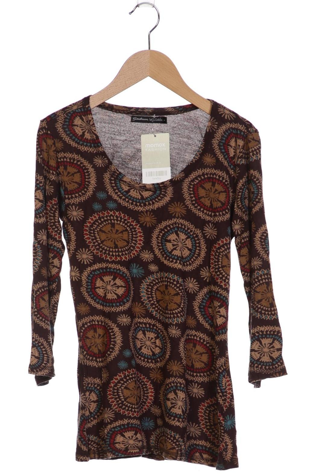 

Gudrun Sjödén Damen Langarmshirt, braun, Gr. 36