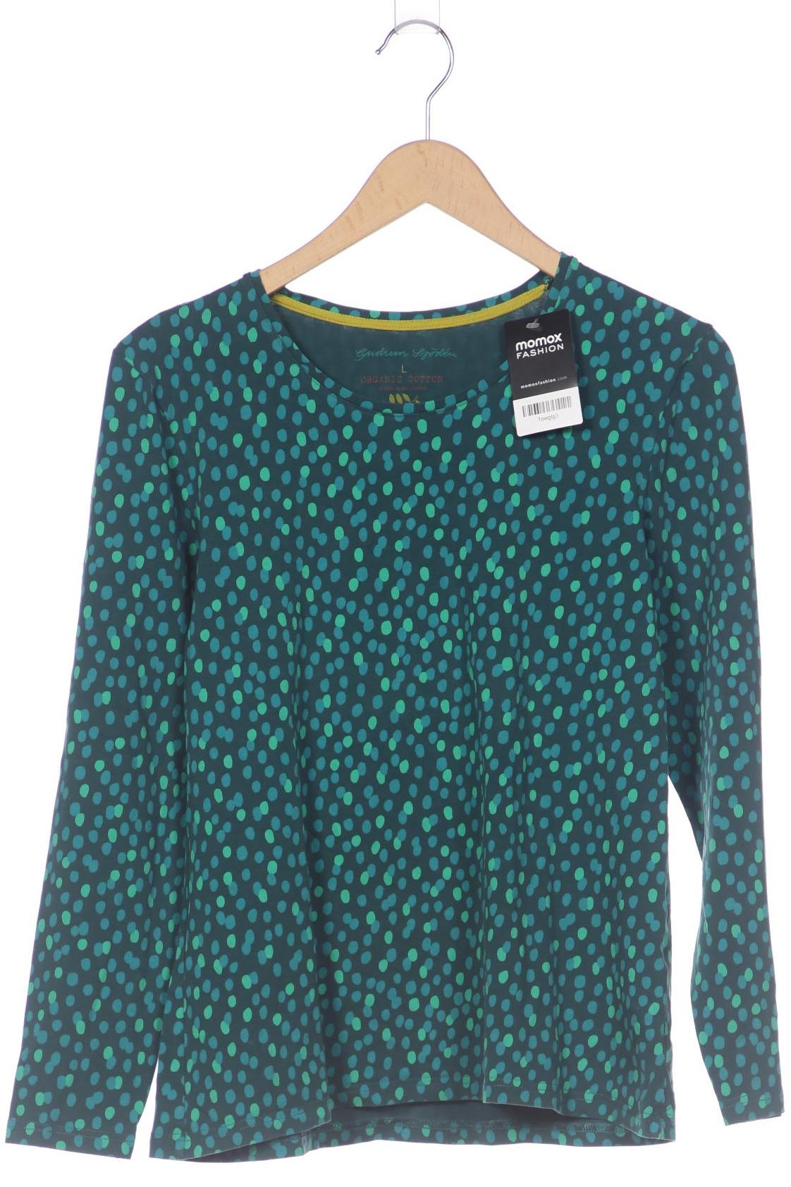 

Gudrun Sjödén Damen Langarmshirt, grün, Gr. 42