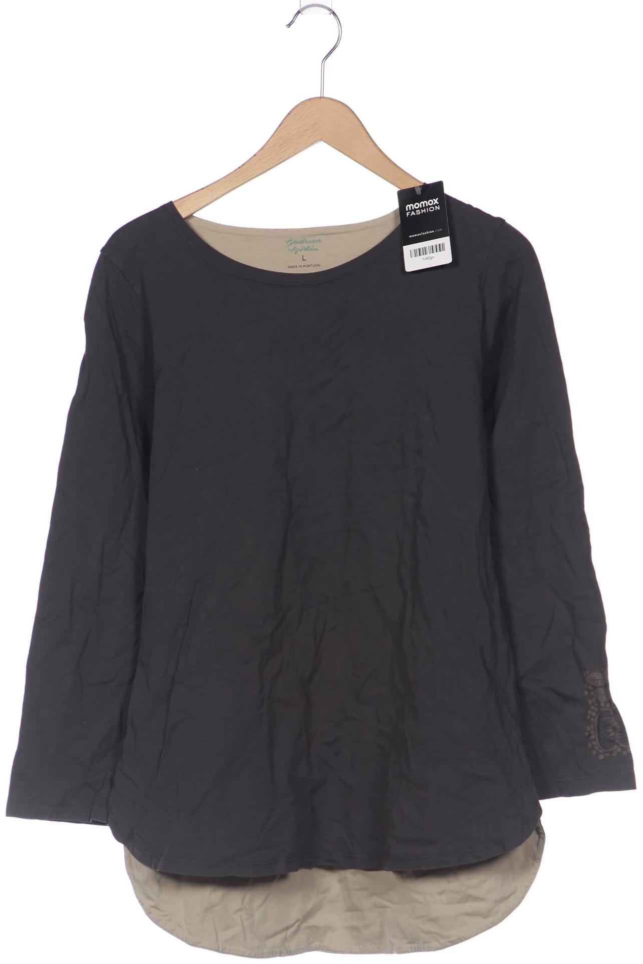 

Gudrun Sjödén Damen Langarmshirt, grau, Gr. 42