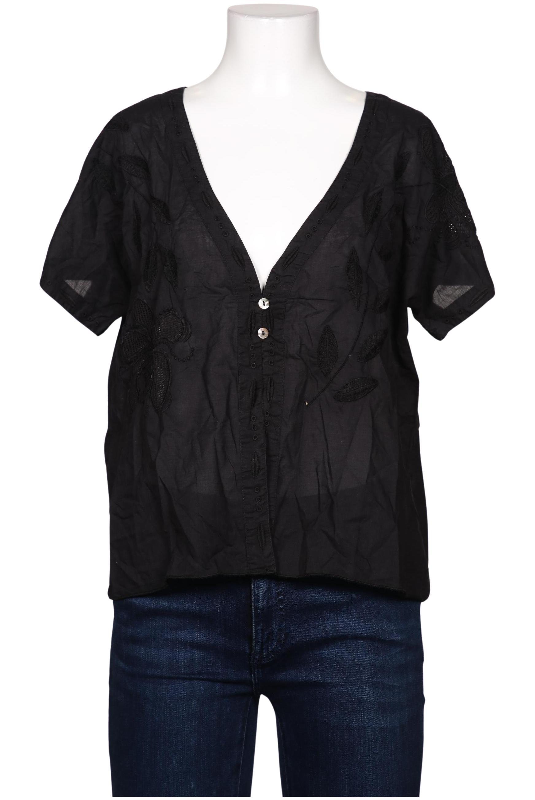 

Gudrun Sjödén Damen Bluse, schwarz, Gr. 38