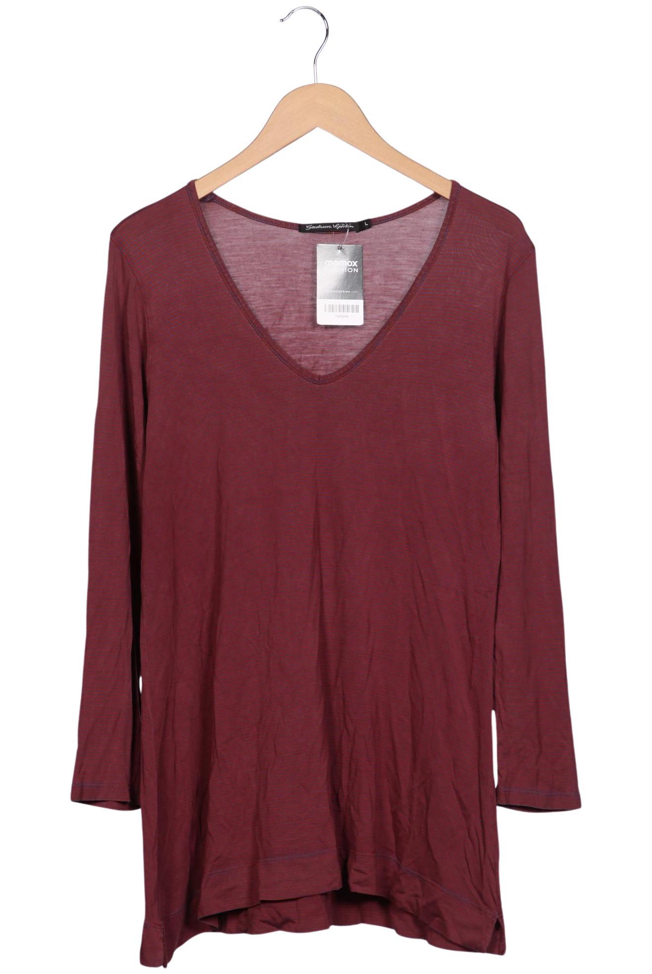 

Gudrun Sjödén Damen Langarmshirt, bordeaux, Gr. 42