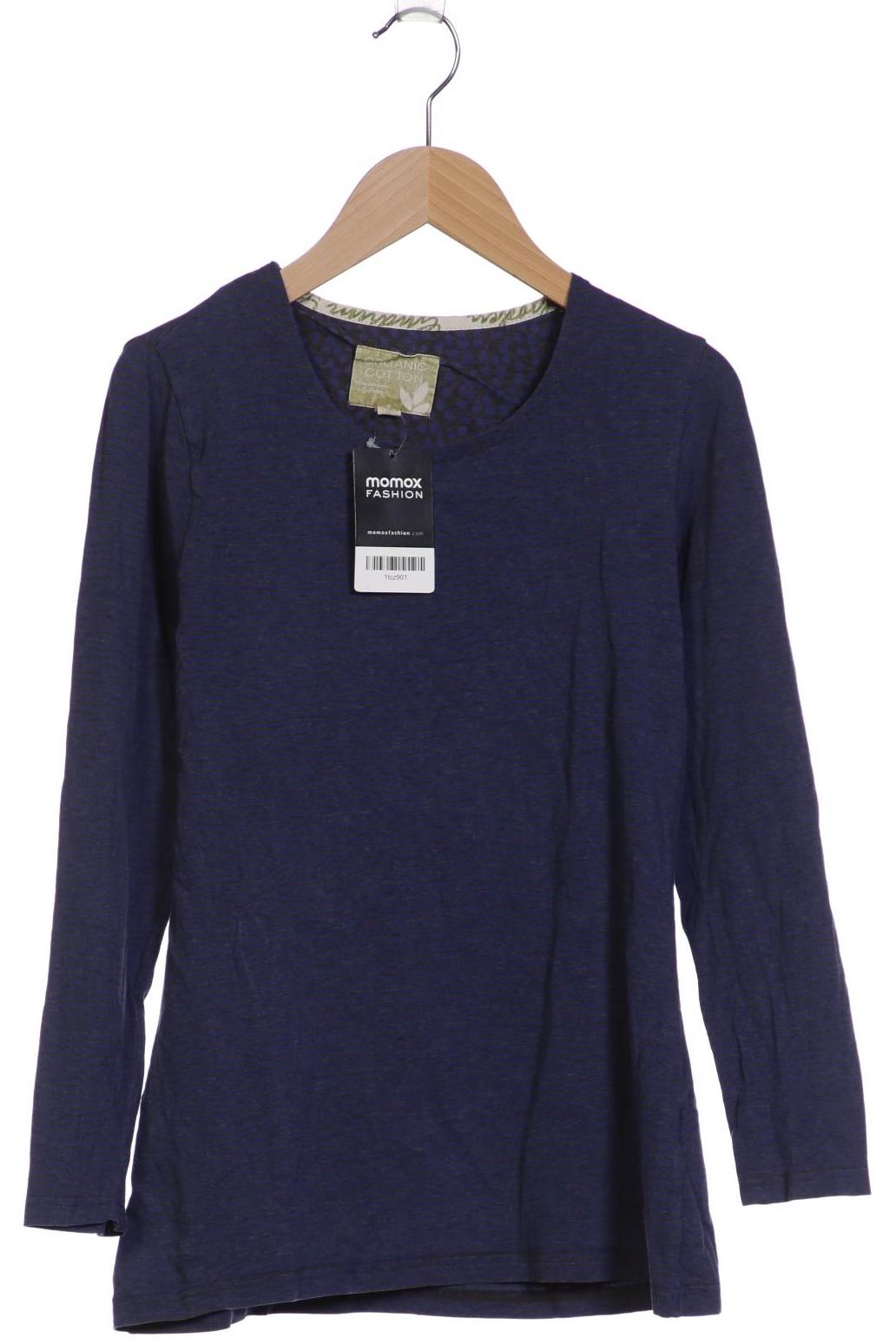 

Gudrun Sjödén Damen Langarmshirt, blau, Gr. 36