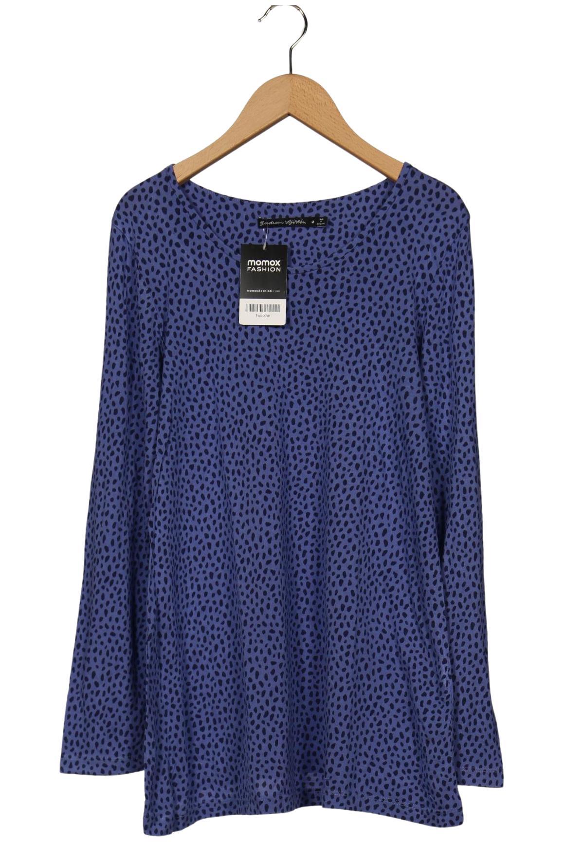 

Gudrun Sjödén Damen Langarmshirt, blau, Gr. 38