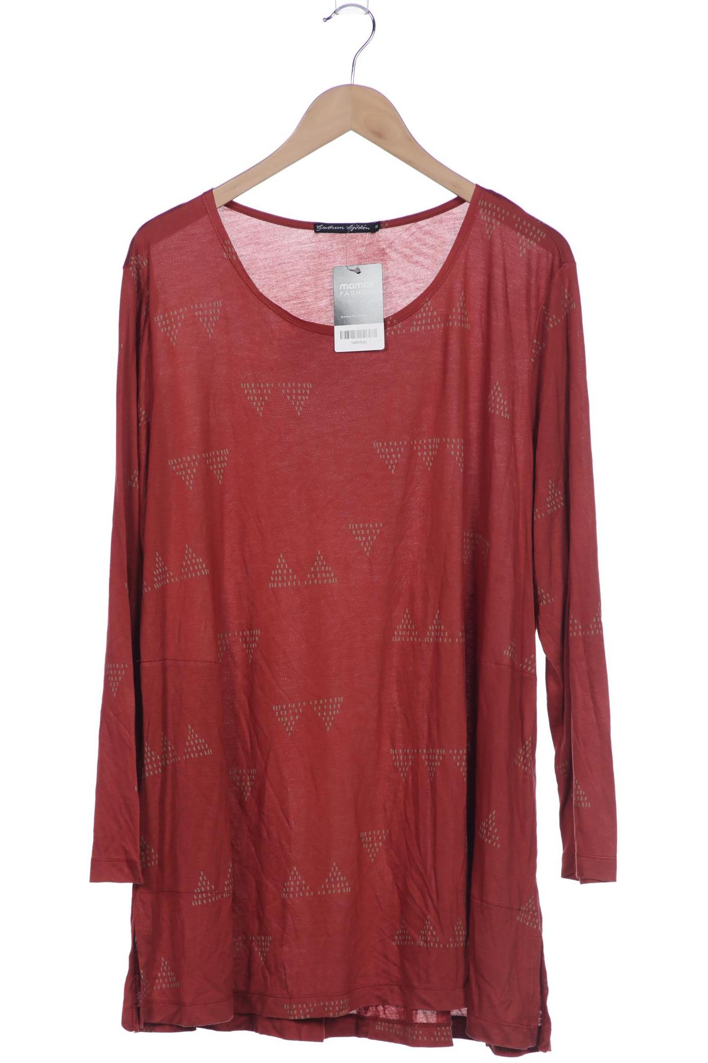 

Gudrun Sjödén Damen Langarmshirt, rot, Gr. 44