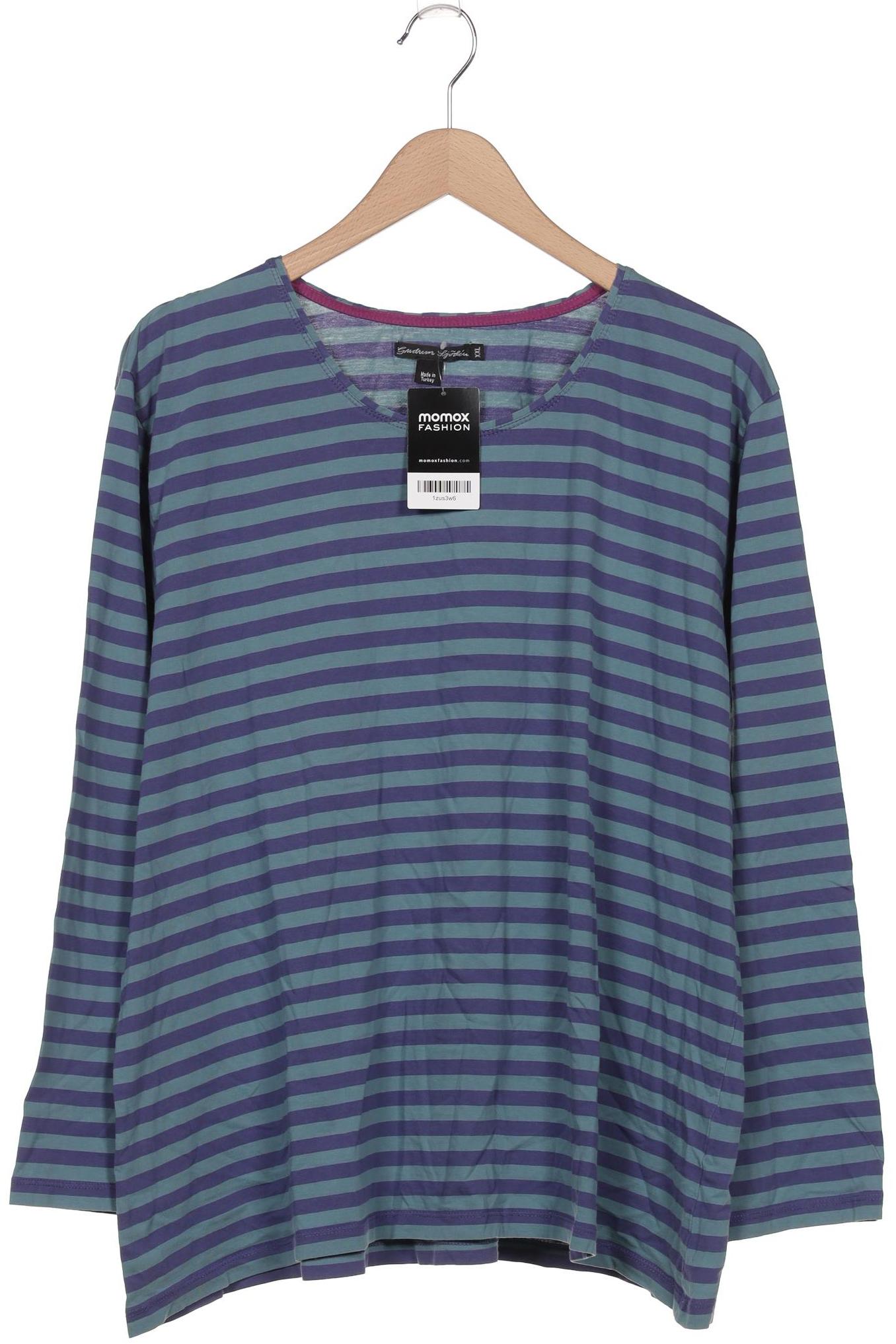 

Gudrun Sjödén Damen Langarmshirt, blau, Gr. 46