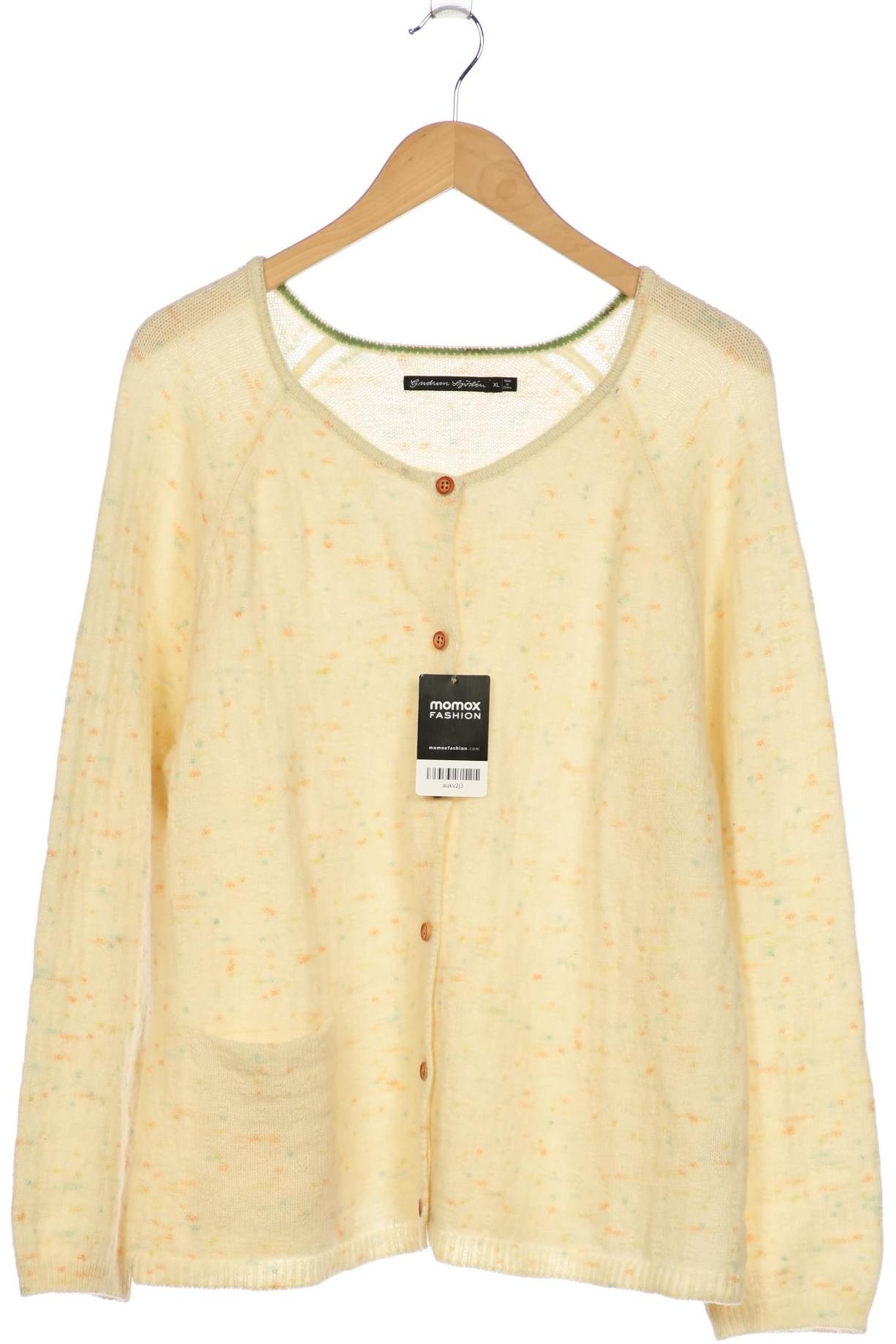 

Gudrun Sjödén Damen Strickjacke, gelb, Gr. 44