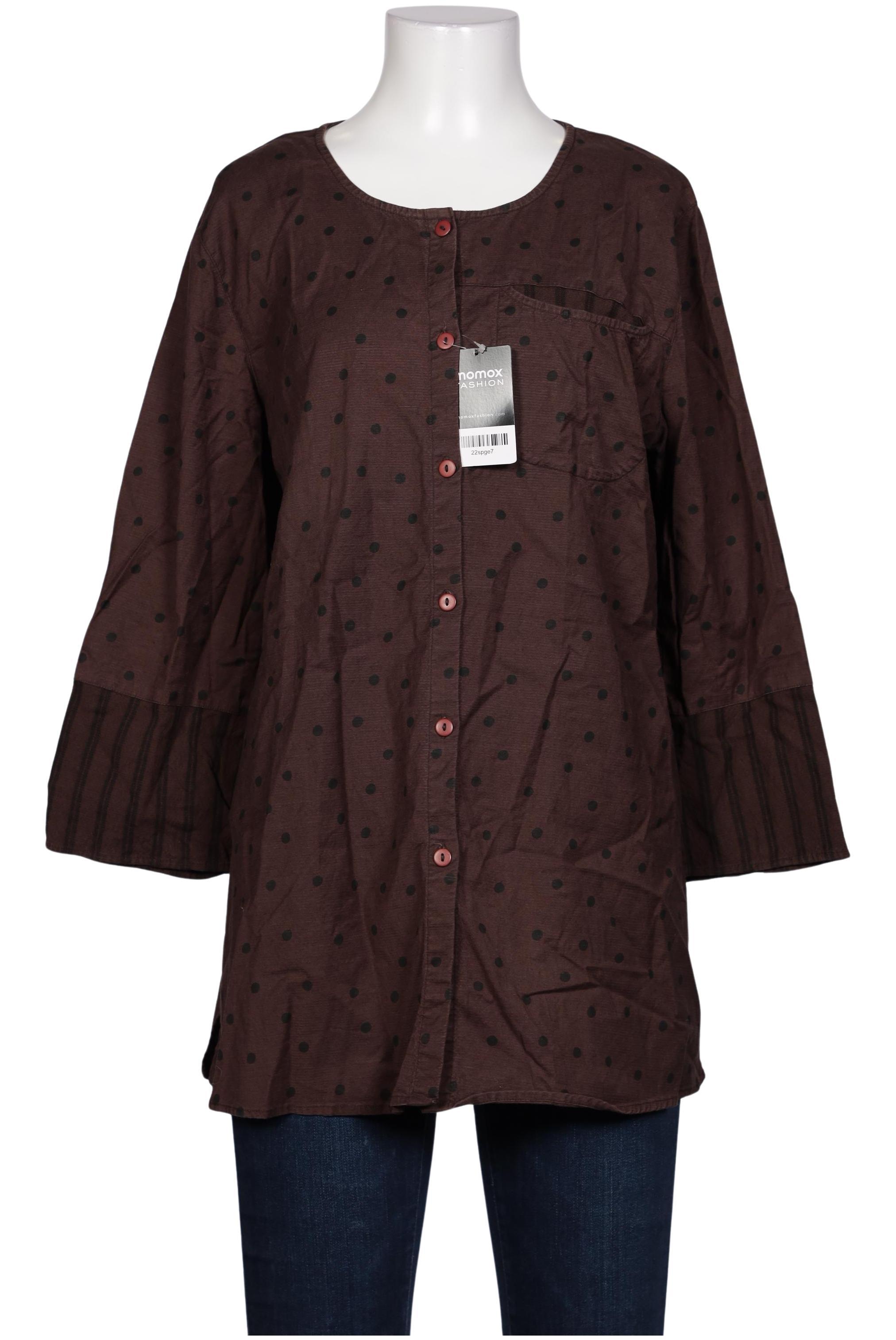 

Gudrun Sjödén Damen Bluse, braun, Gr. 38