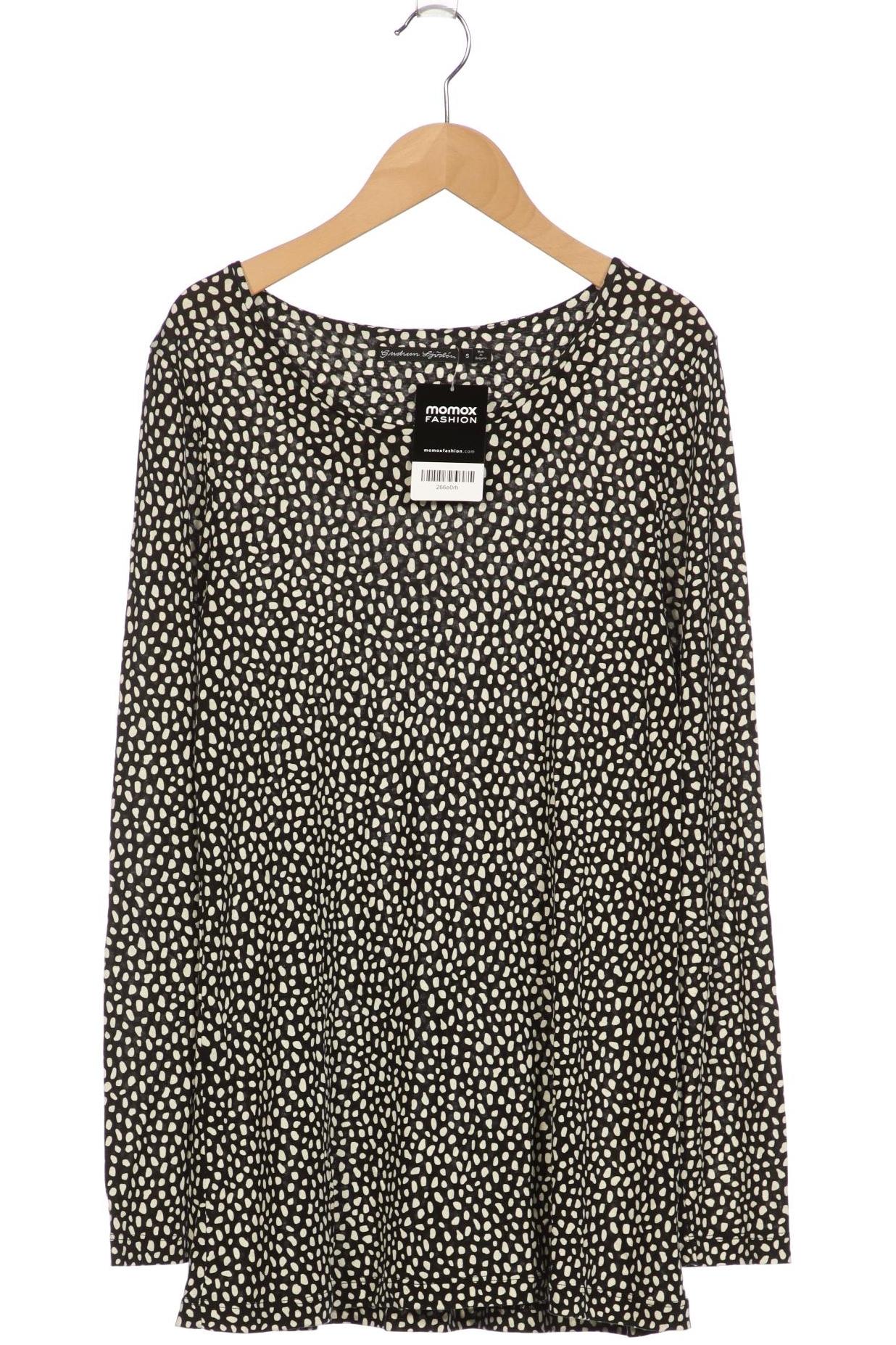 

Gudrun Sjödén Damen Langarmshirt, schwarz, Gr. 36