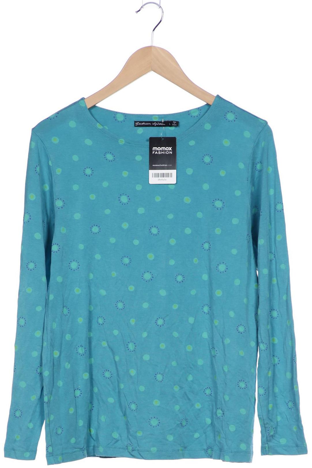 

Gudrun Sjödén Damen Langarmshirt, türkis, Gr. 42
