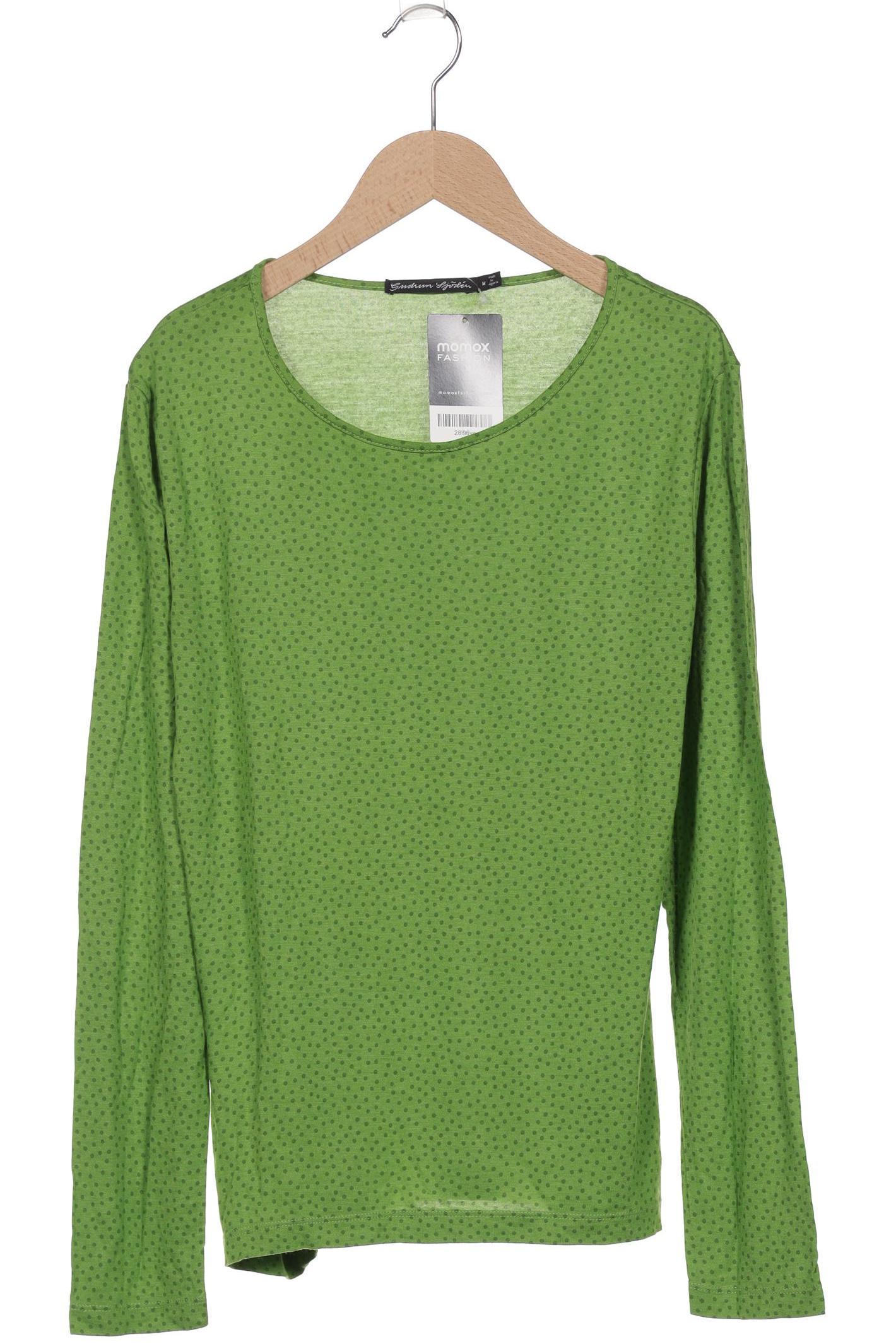 

Gudrun Sjödén Damen Langarmshirt, grün, Gr. 38