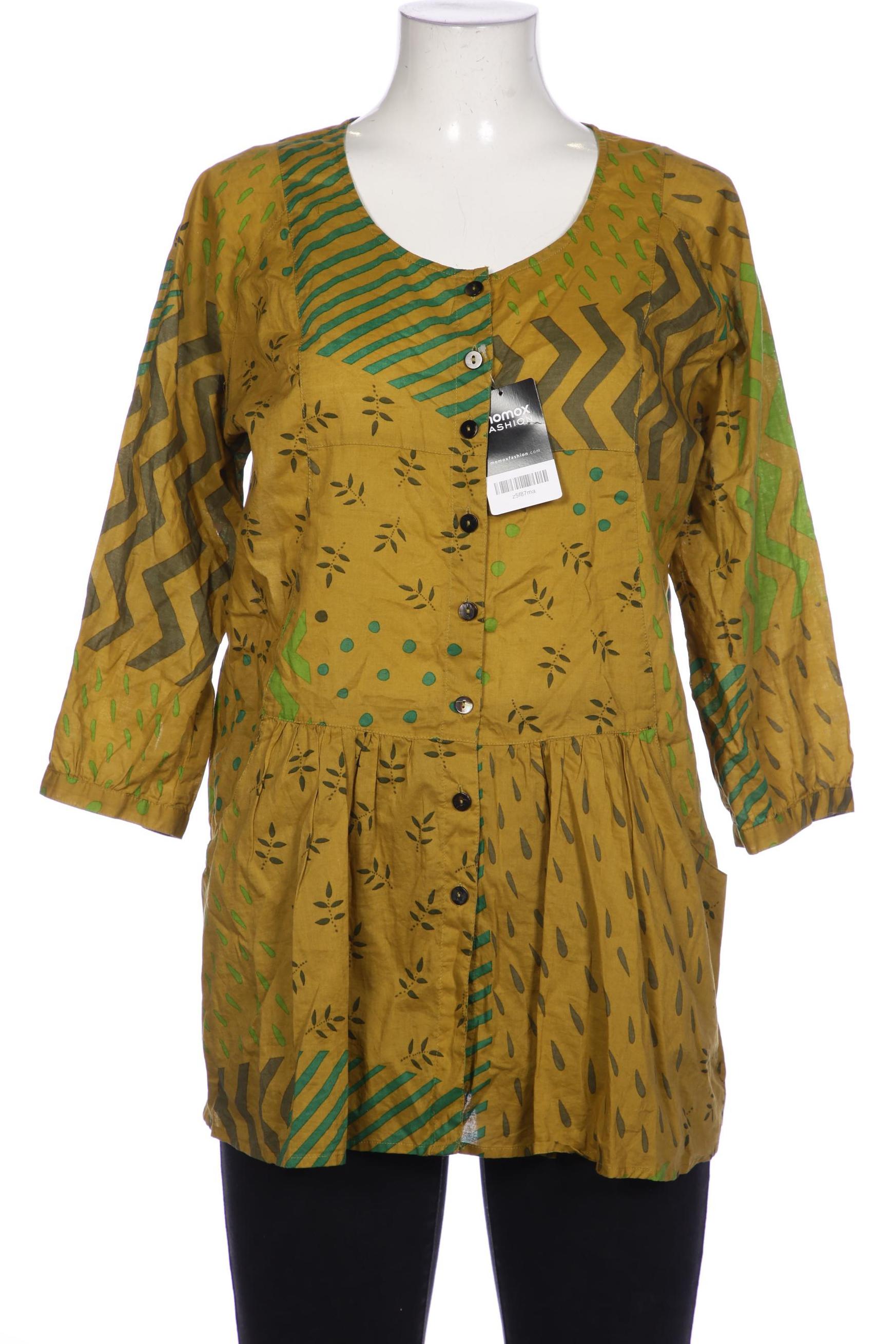 

Gudrun Sjödén Damen Bluse, grün, Gr. 38
