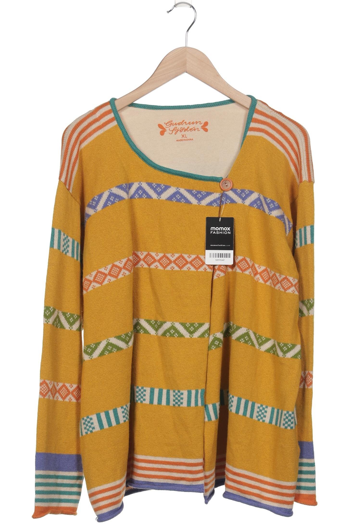 

Gudrun Sjödén Damen Strickjacke, orange, Gr. 44