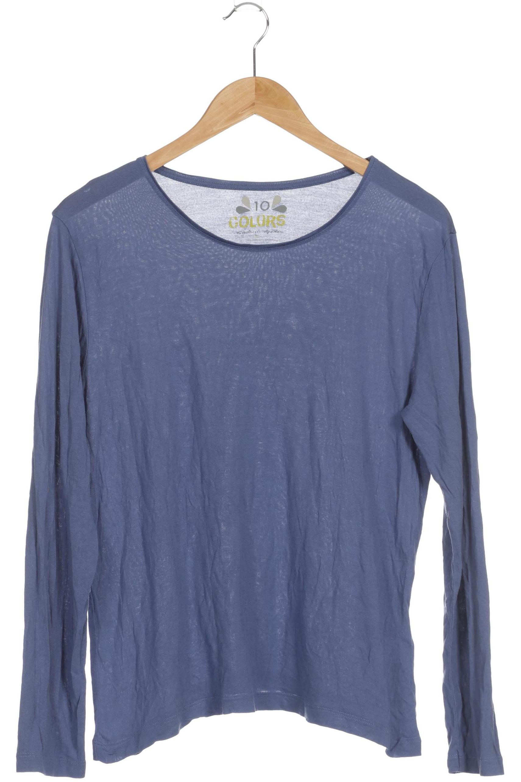 

Gudrun Sjödén Damen Langarmshirt, blau, Gr. 44