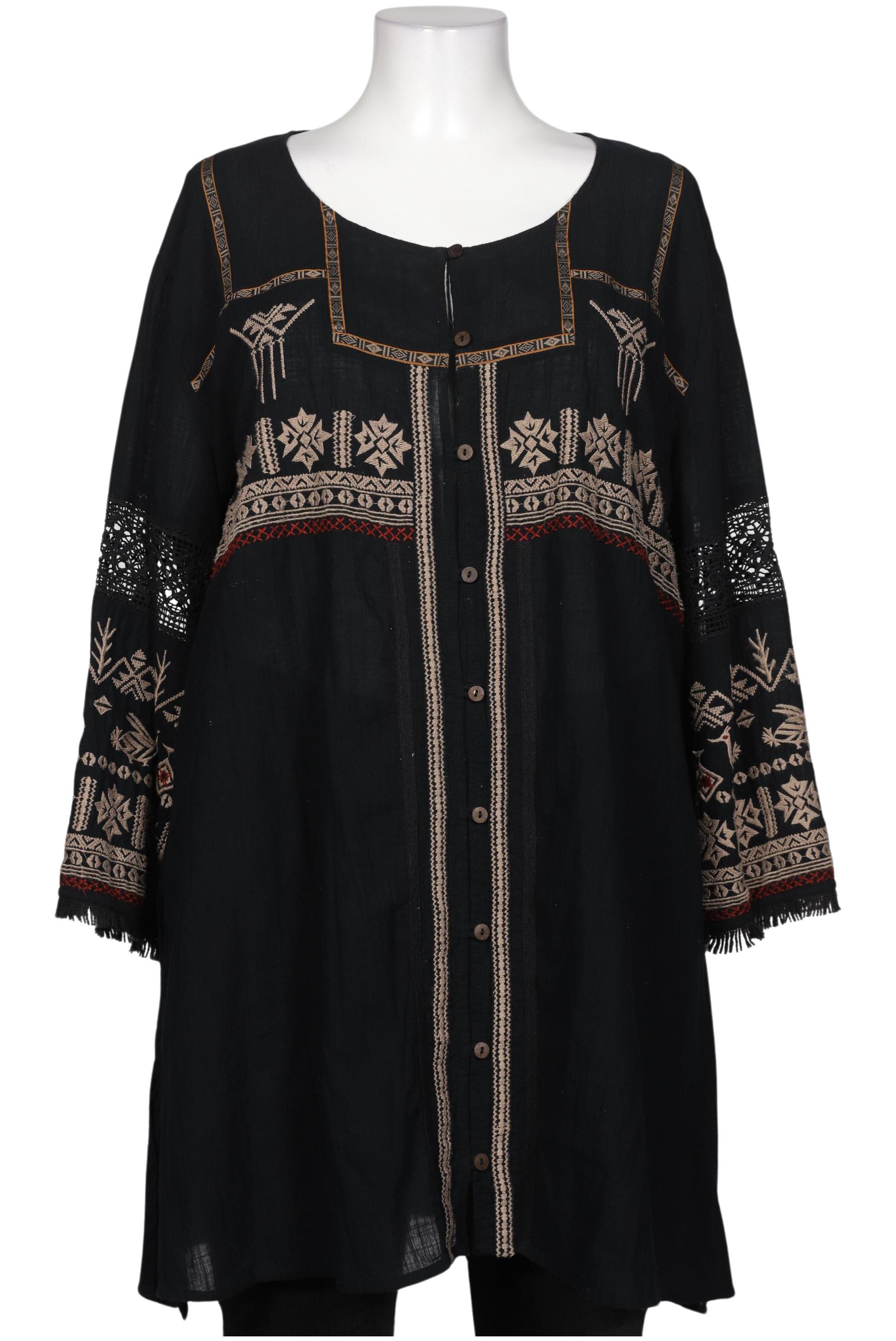 

Gudrun Sjödén Damen Bluse, schwarz, Gr. 46