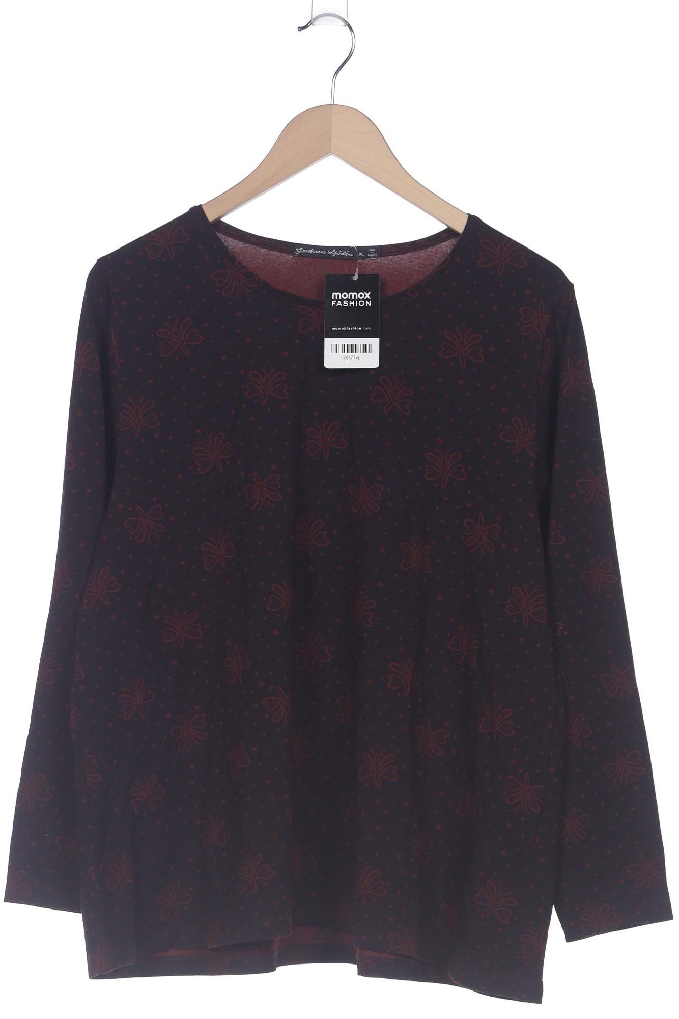 

Gudrun Sjödén Damen Langarmshirt, braun, Gr. 44