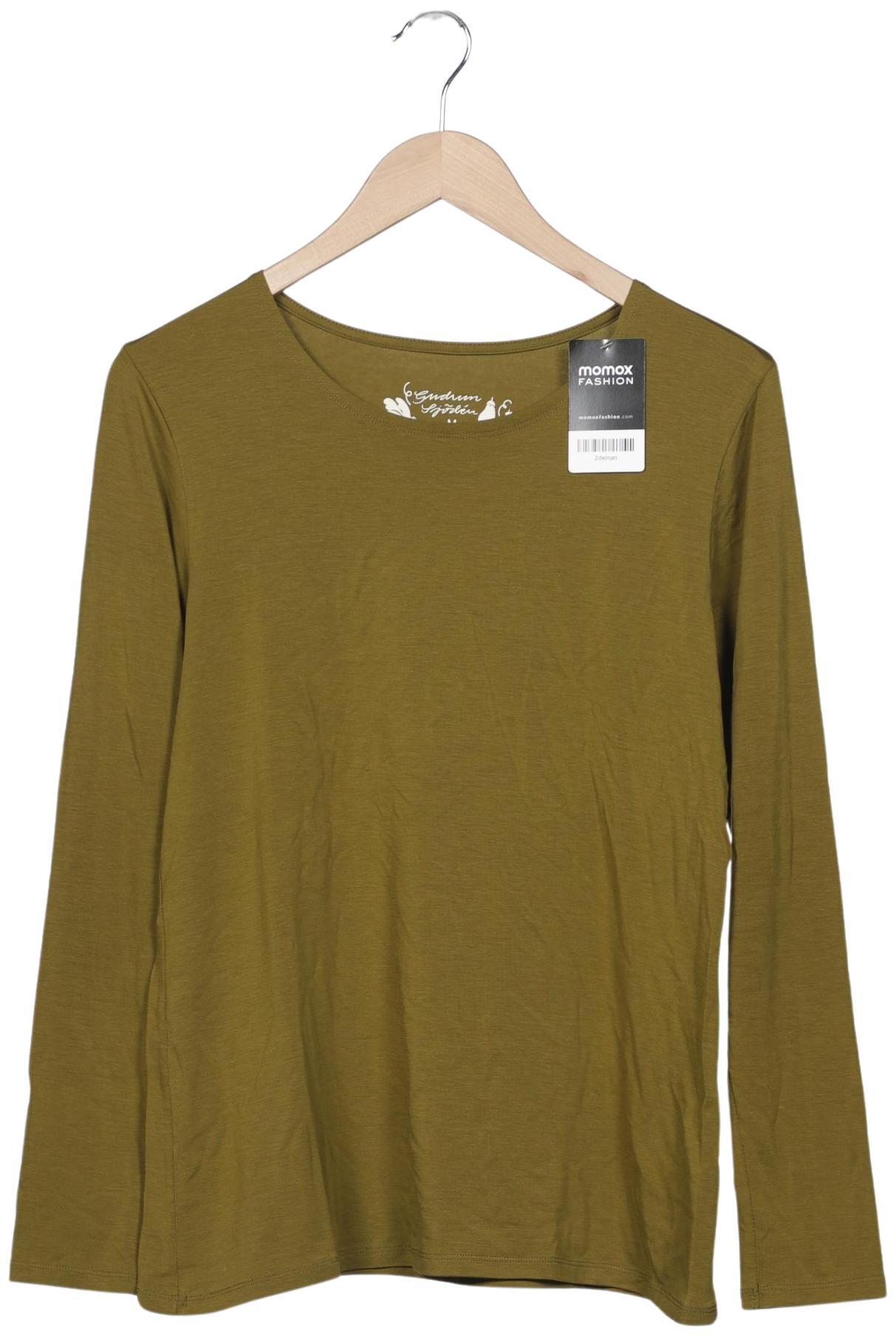 

Gudrun Sjödén Damen Langarmshirt, grün, Gr. 38