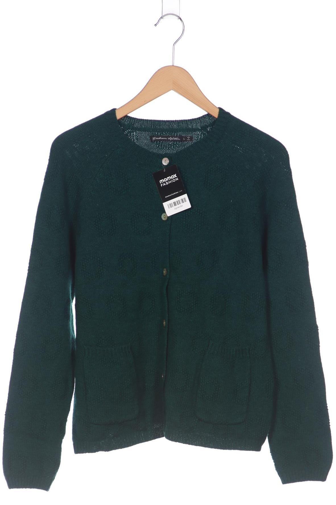 

Gudrun Sjödén Damen Strickjacke, grün, Gr. 42