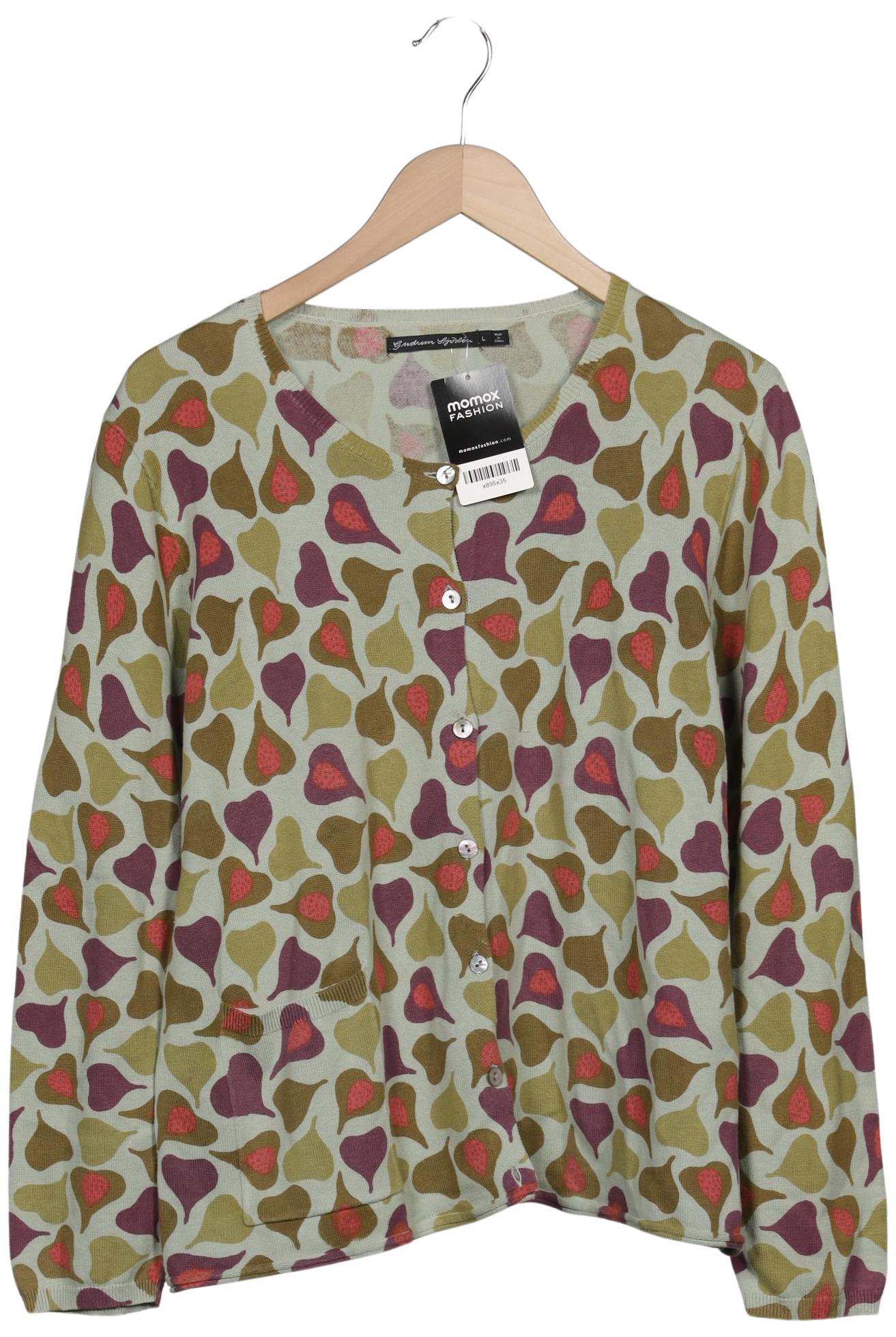 

Gudrun Sjödén Damen Strickjacke, grün, Gr. 42