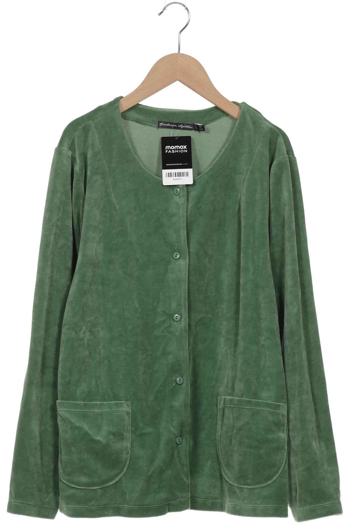 

Gudrun Sjödén Damen Strickjacke, grün, Gr. 42