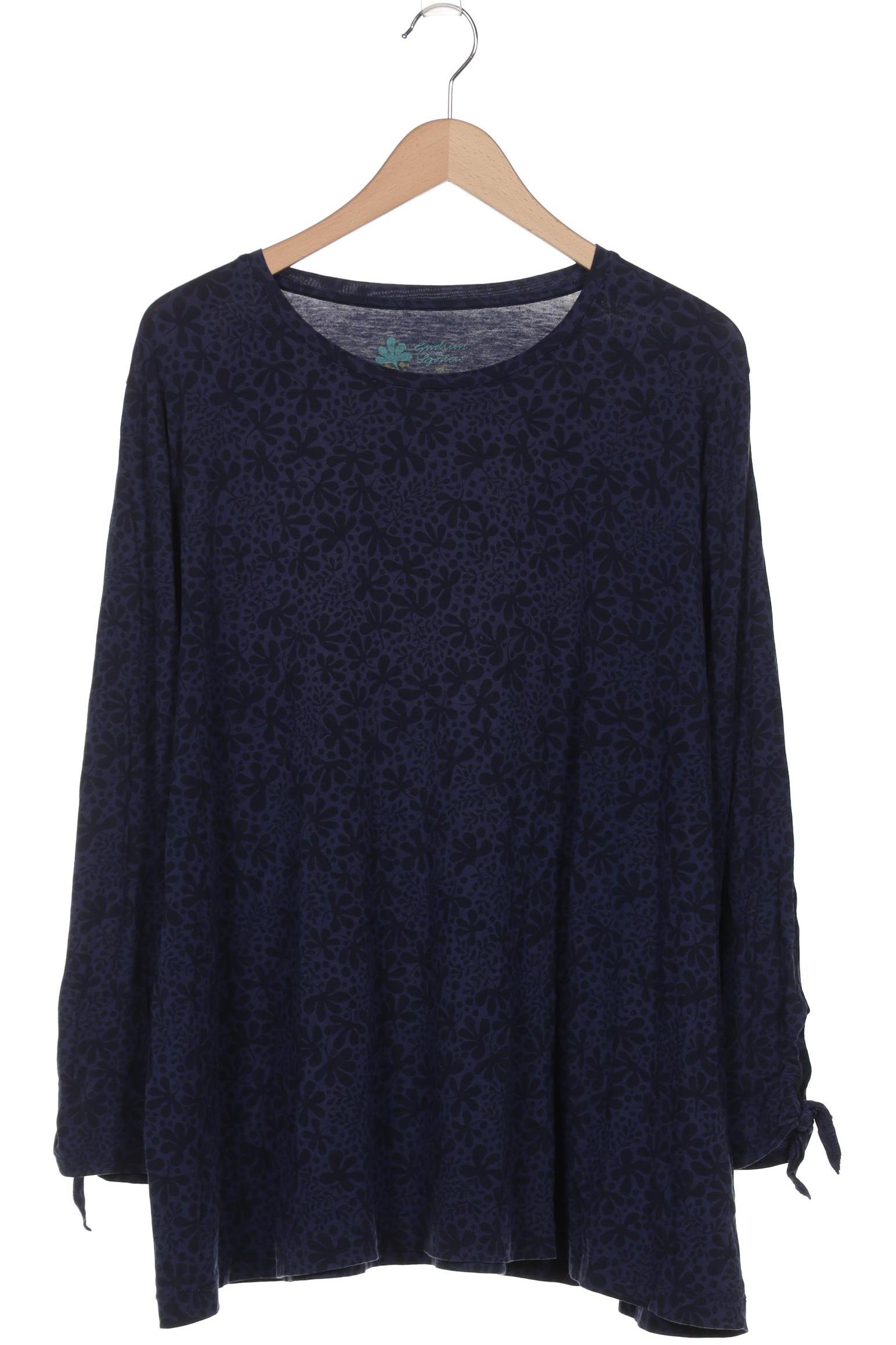 

Gudrun Sjödén Damen Langarmshirt, blau, Gr. 46