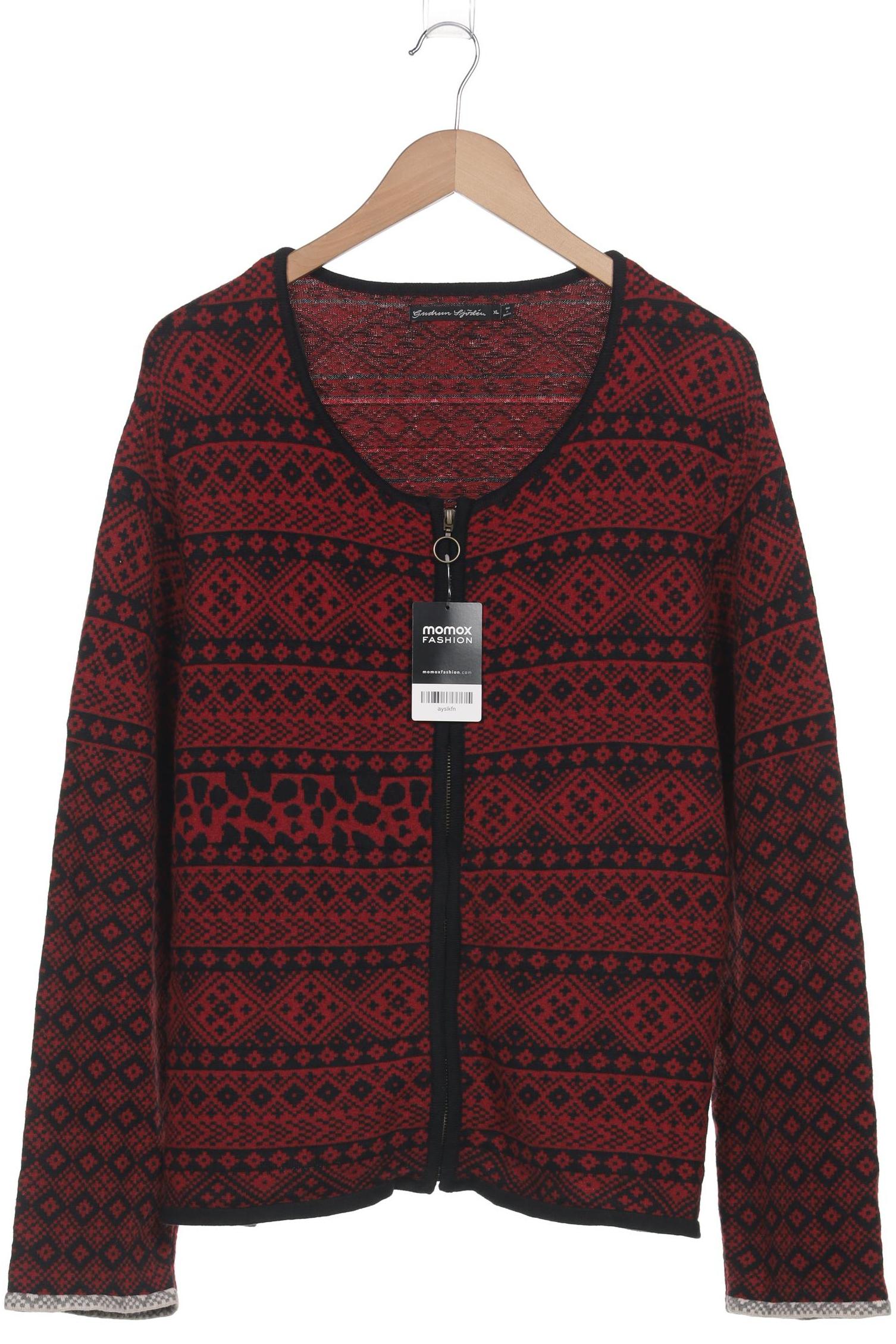 

Gudrun Sjödén Damen Strickjacke, rot, Gr. 44