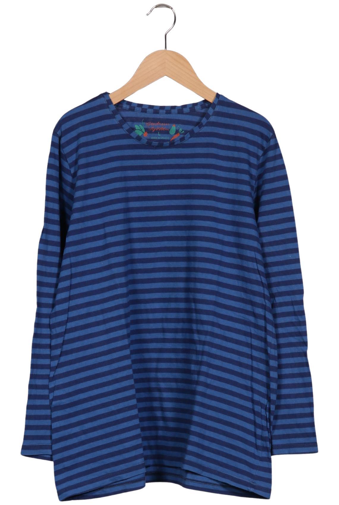

Gudrun Sjödén Damen Langarmshirt, blau, Gr. 42