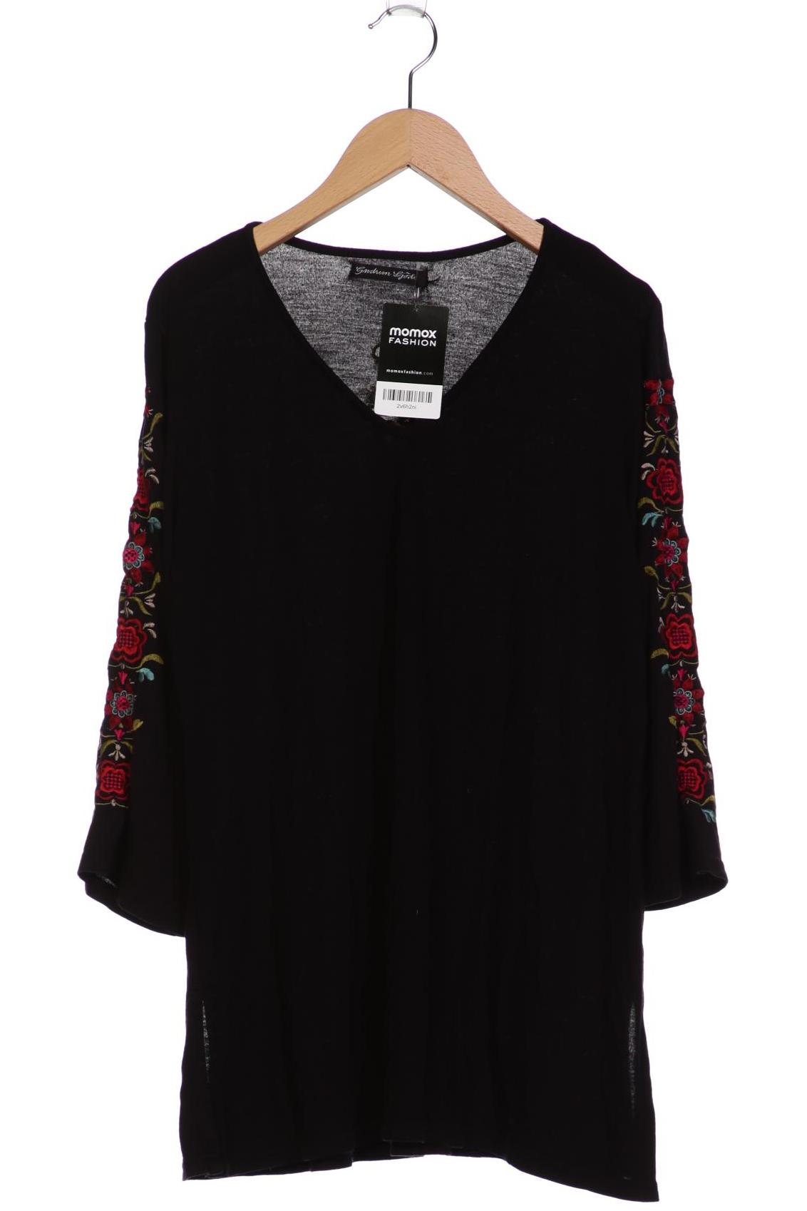 

Gudrun Sjödén Damen Langarmshirt, schwarz, Gr. 38