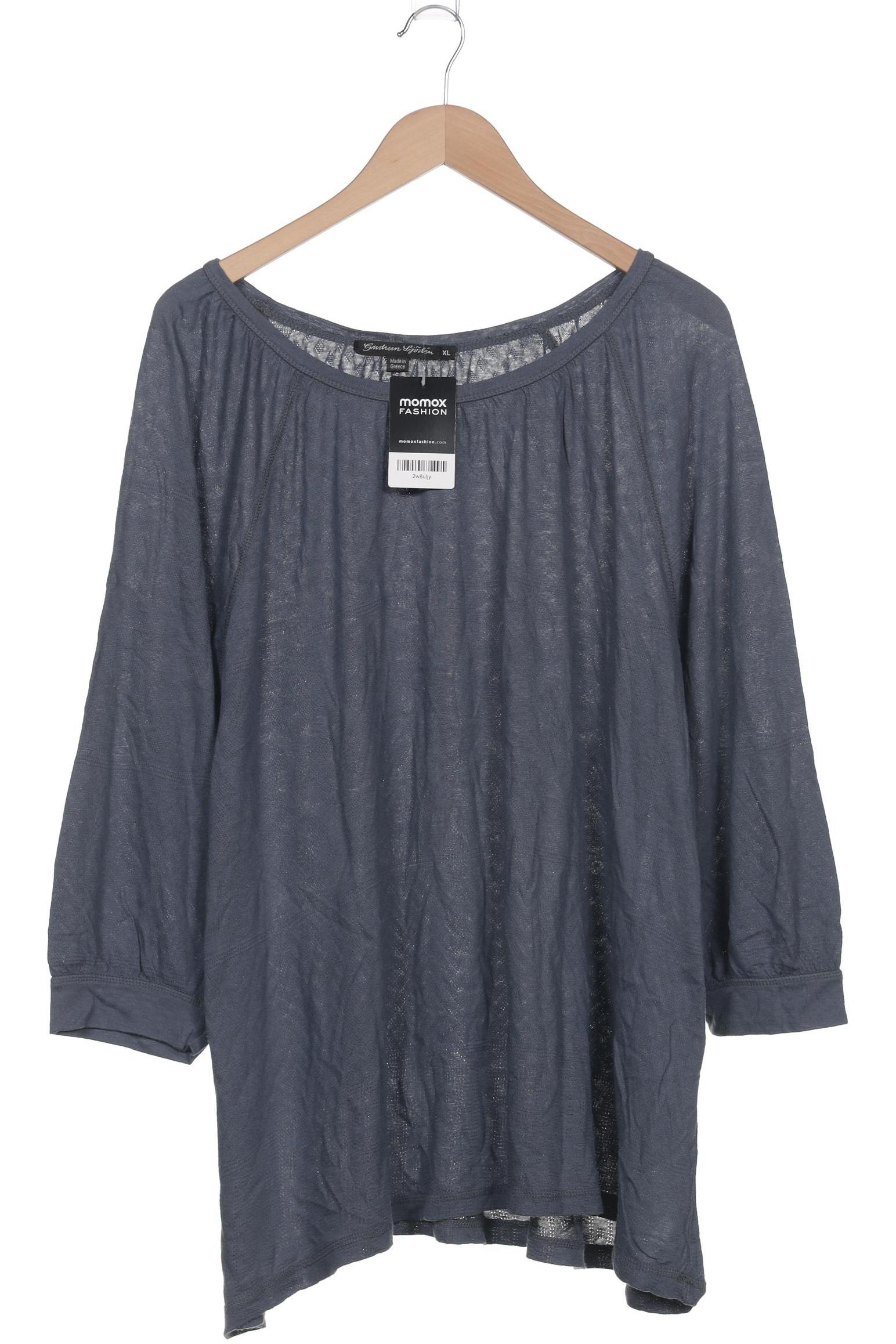 

Gudrun Sjödén Damen Langarmshirt, marineblau, Gr. 44